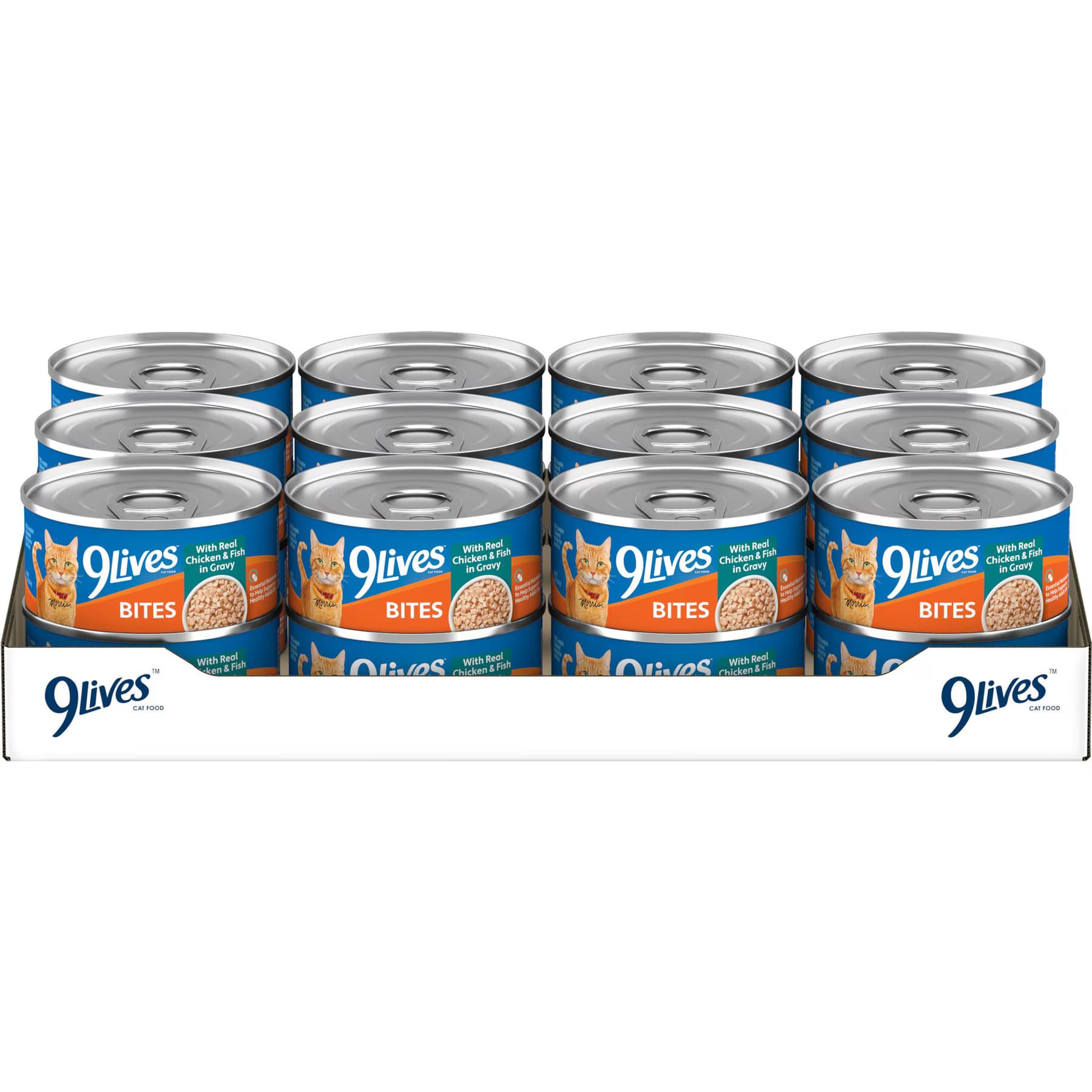 9 Lives 9 Lives Hearty Cuts with Real Chicken & Fish In Gravy Wet Cat Food