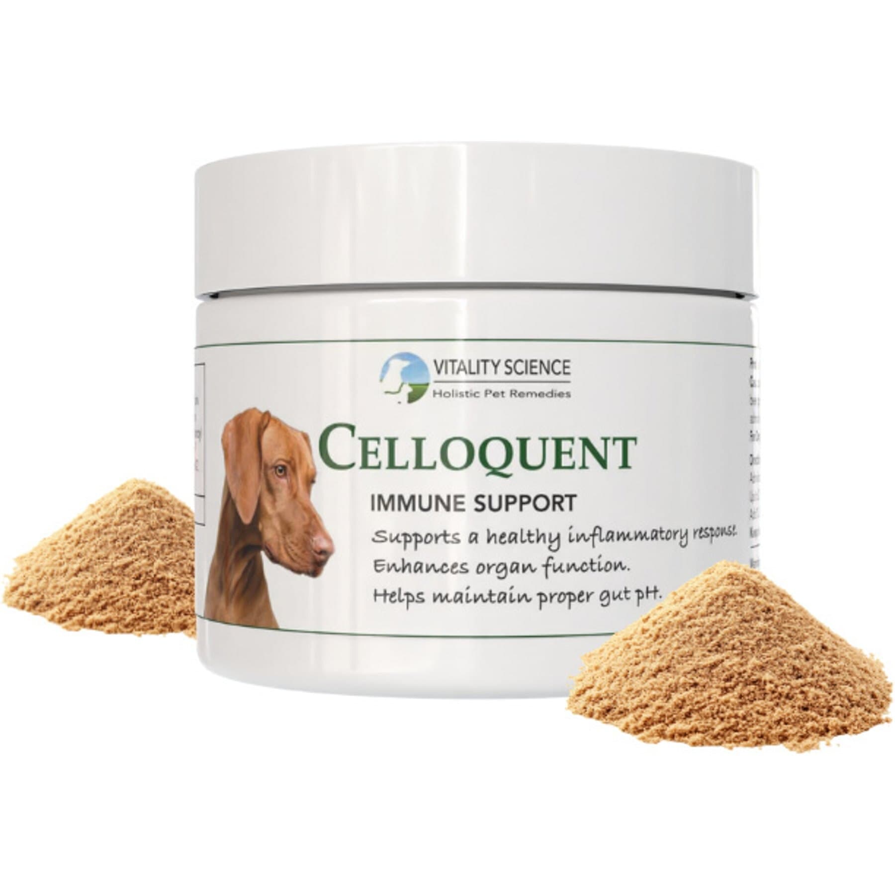 Vitality Science Vitality Science Celloquent Multi-Nutrient Immune Support Powder Supplement for Dogs, 120-gr