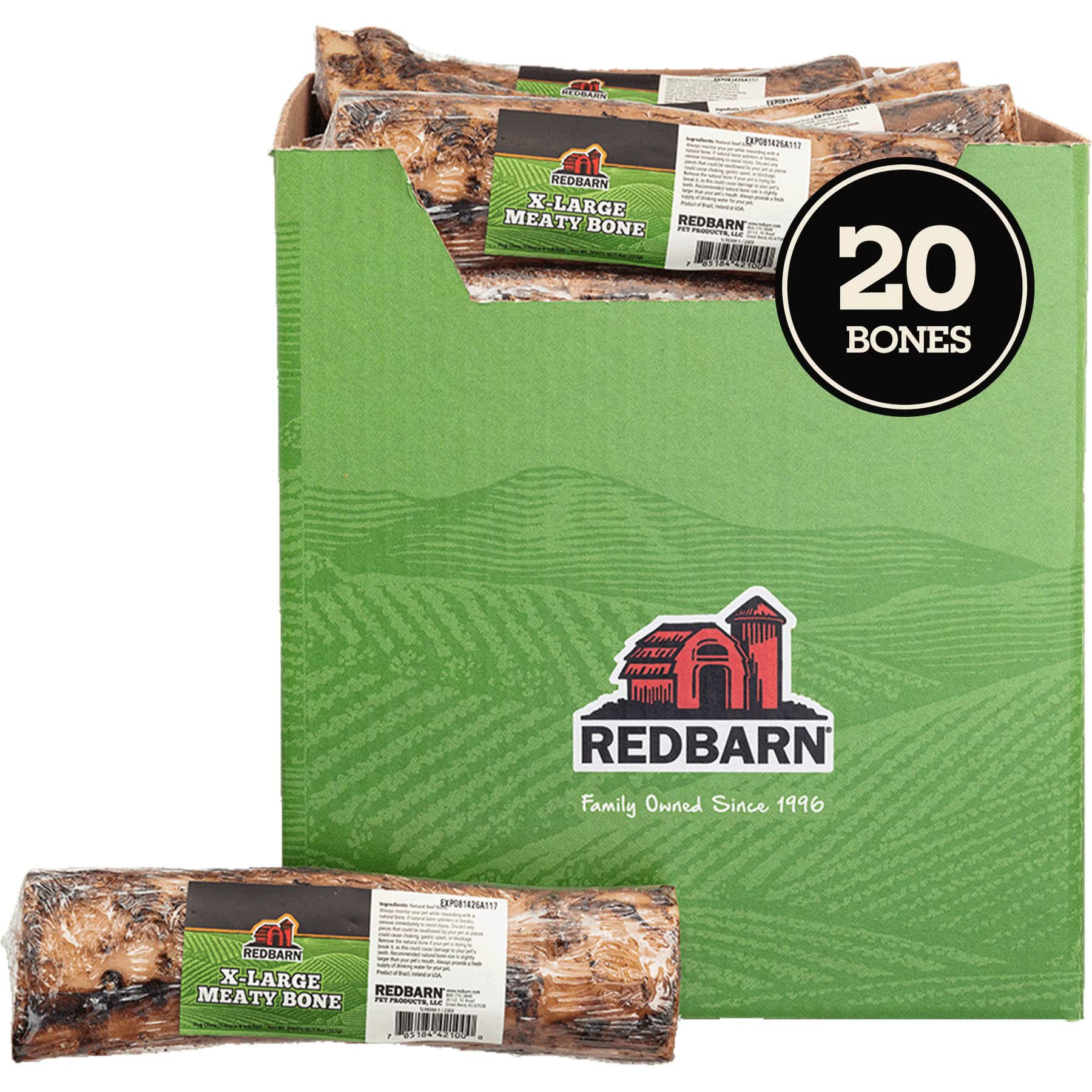 Redbarn Redbarn Naturals X-Large Meaty Bones Dog Treats