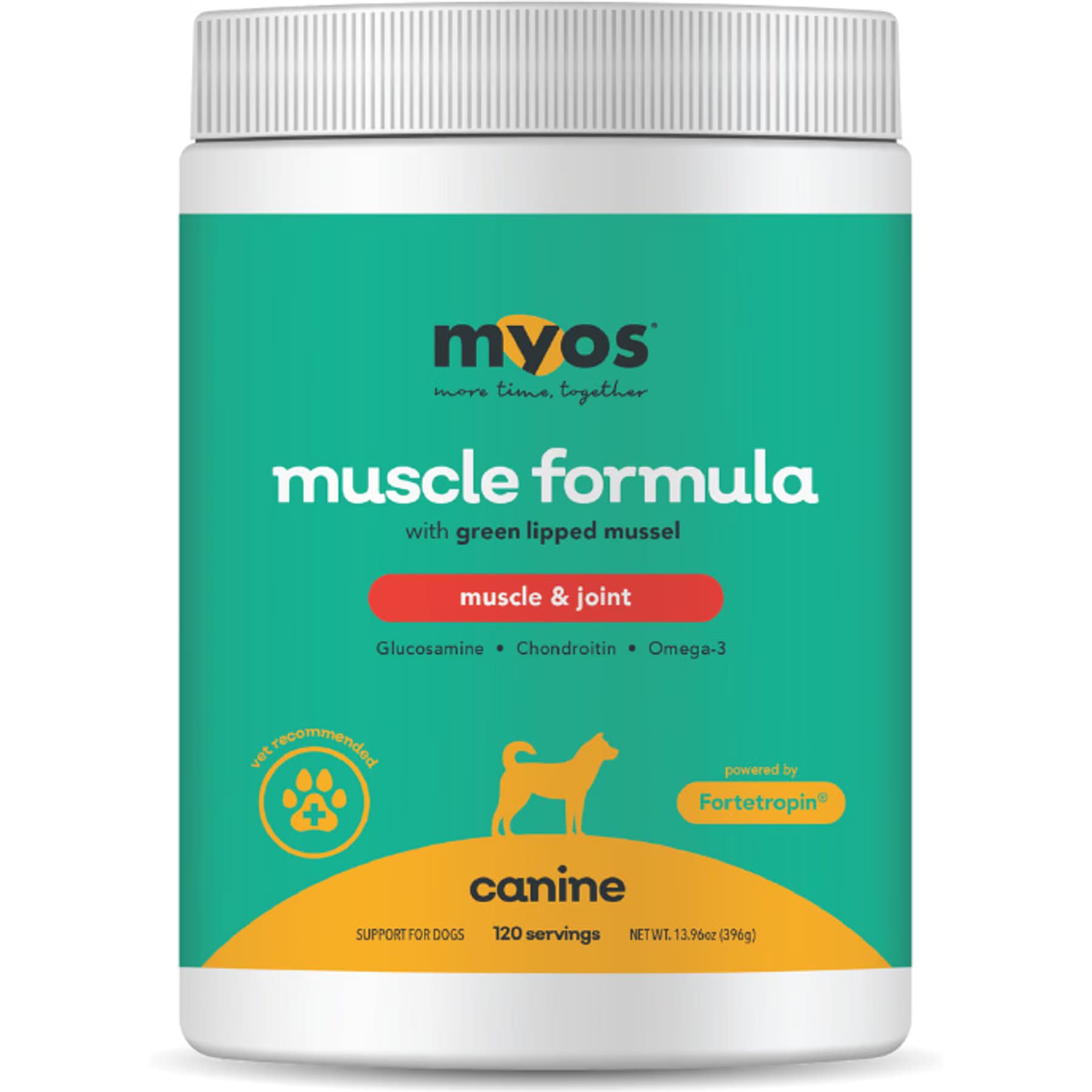 MYOS Canine Muscle & Joint Formula with Fortetropin & Green Lipped Mussel Supplement for Dogs — view 2