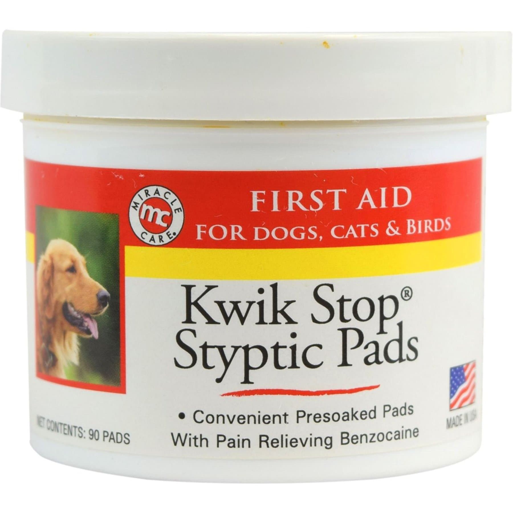 Miracle Care Miracle Care Kwik Stop Styptic Pads for Dogs, Cats & Birds