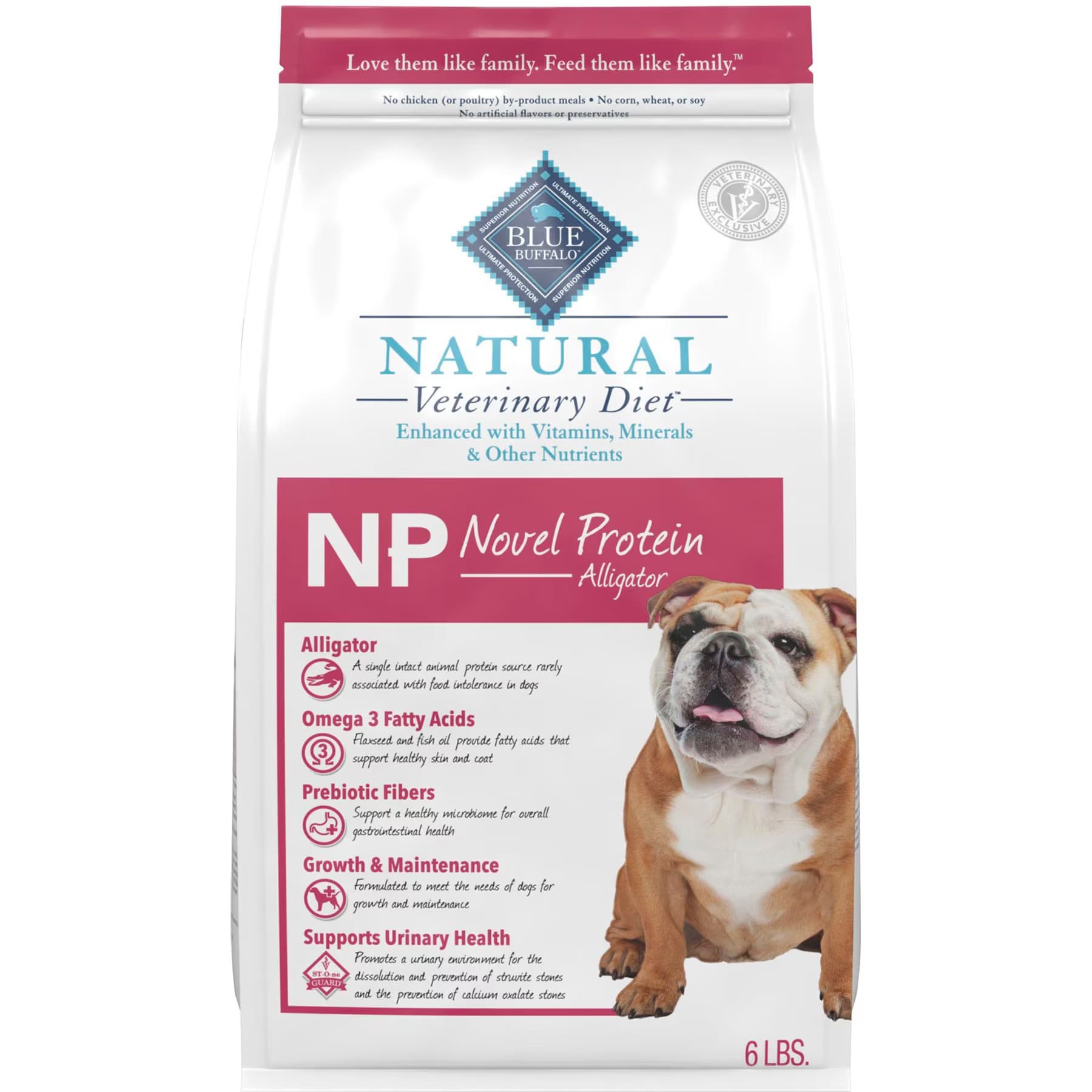 Blue Buffalo Natural Veterinary Diet NP Novel Protein Alligator Dry Dog Food — view 2