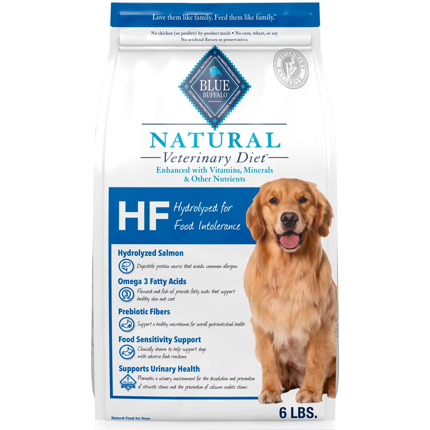 Blue Buffalo Natural Veterinary Diet HF Hydrolyzed for Food Intolerance Grain-Free Dry Dog Food — view 2