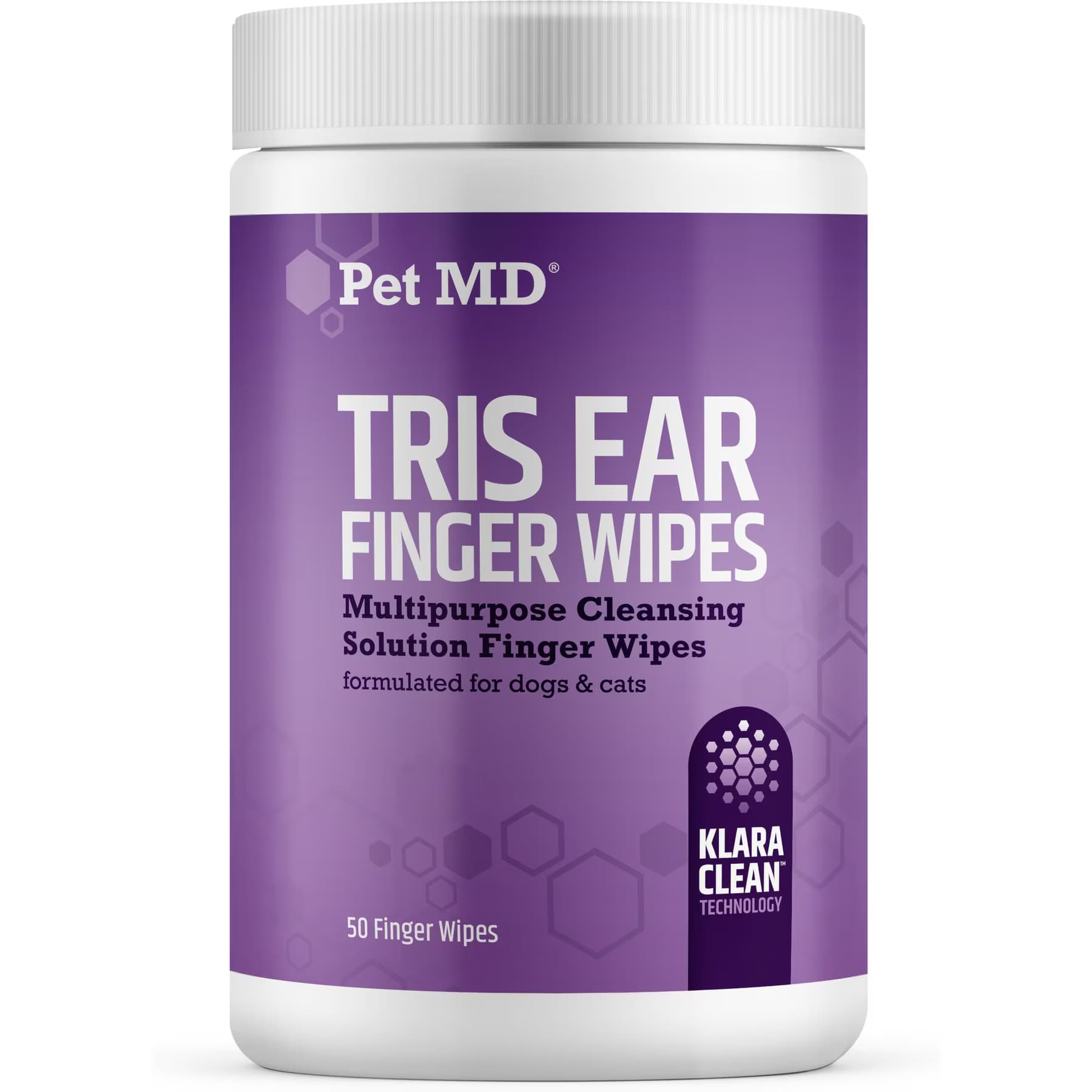 Pet MD Pet MD Tris Ear Finger Dog & Cat Wipes