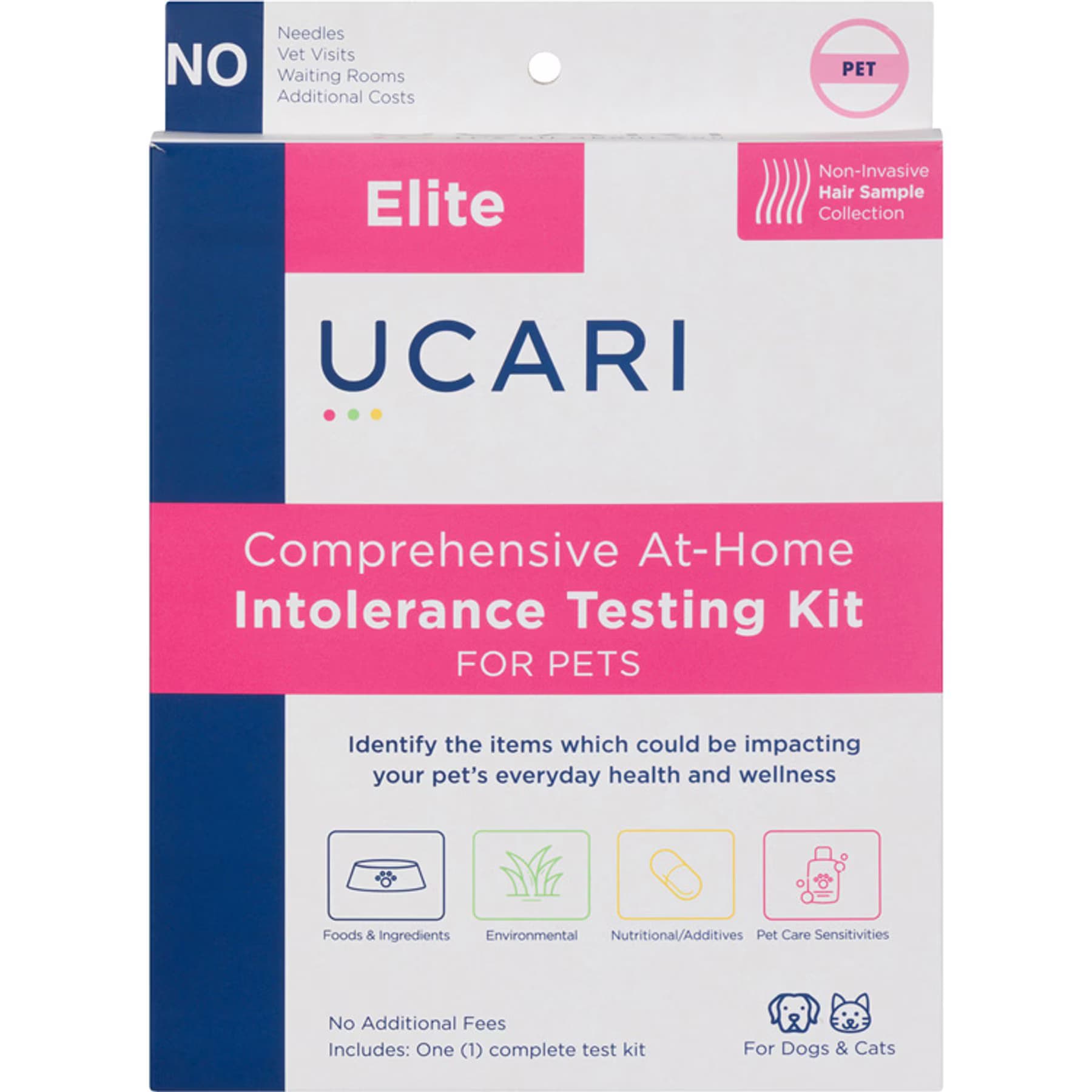 Ucari Ucari Comprehensive At-Home Intolerance Elite Testing Kit for Dogs & Cats
