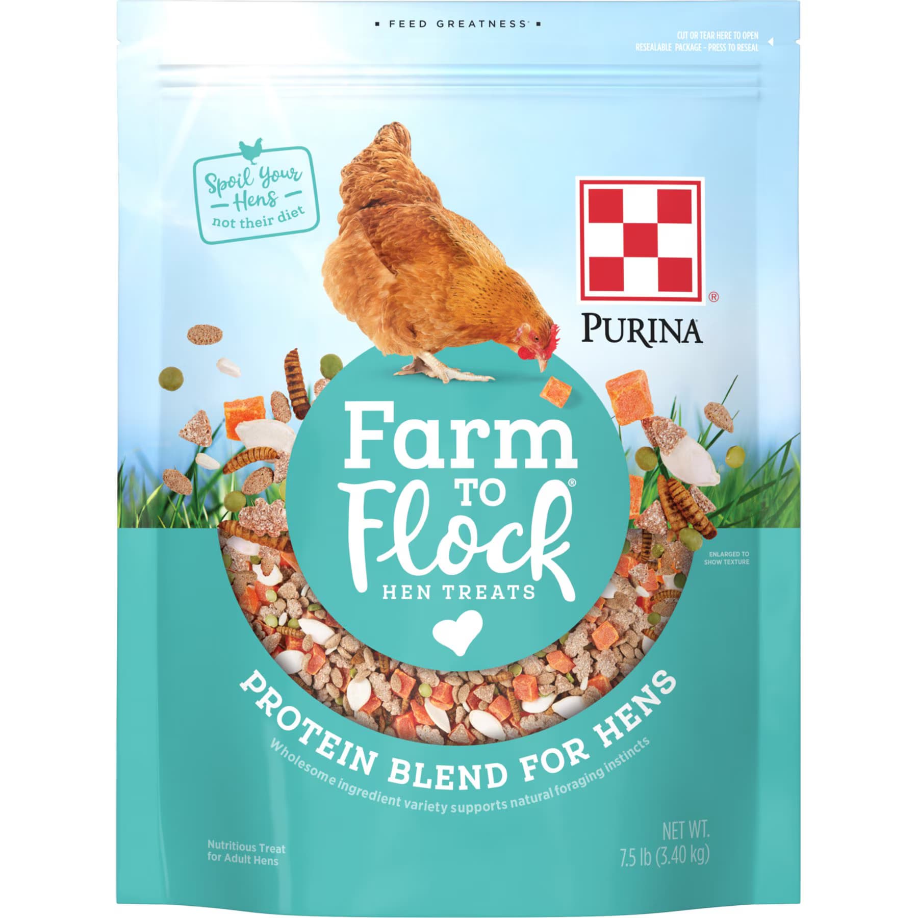Purina Animal Nutrition Purina Farm to Flock Protein Blend Poultry Treats