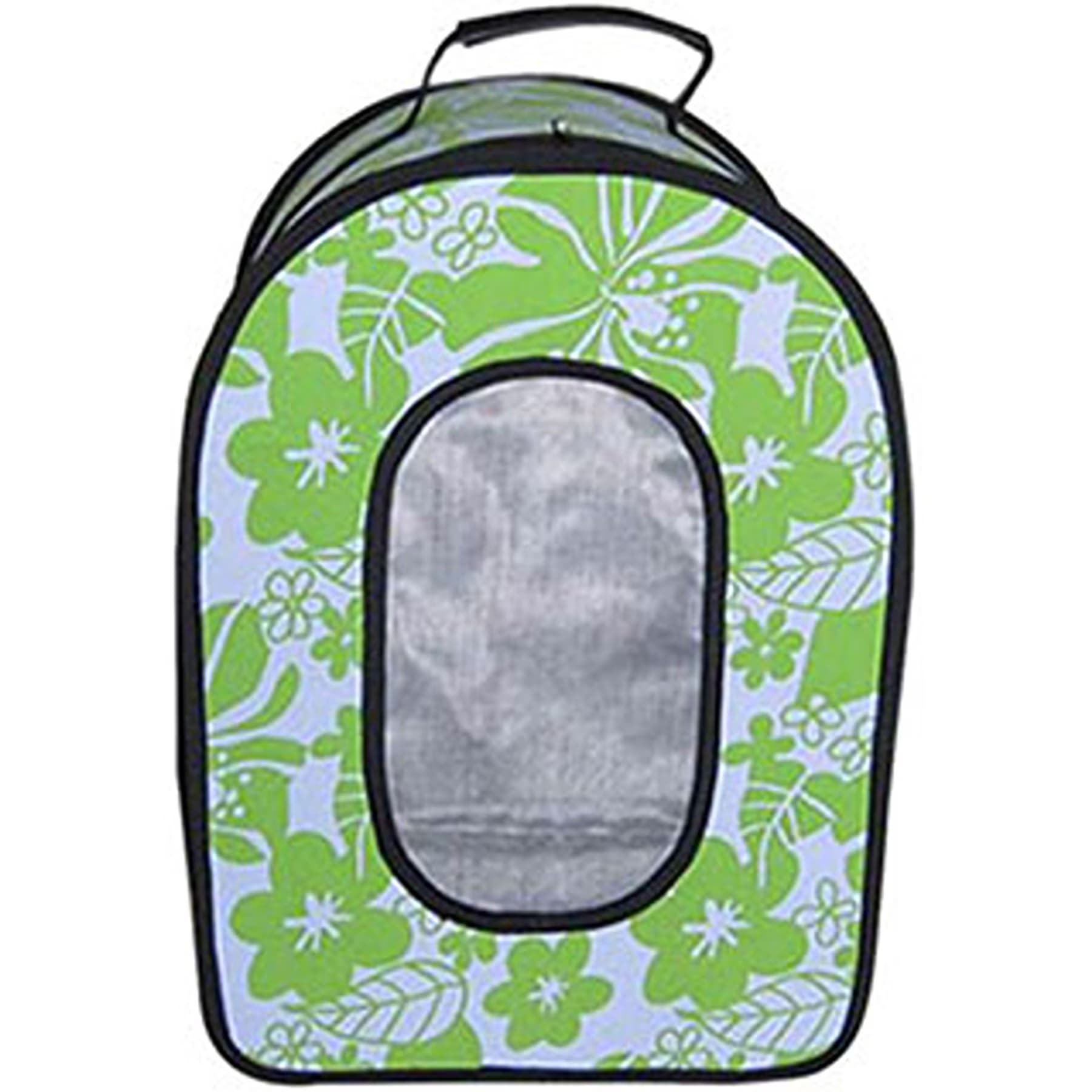 Happy Beaks by A&E Cage Company Happy Beaks by A&E Cage Company Soft Sided Travel Bird Carrier, Green, Large