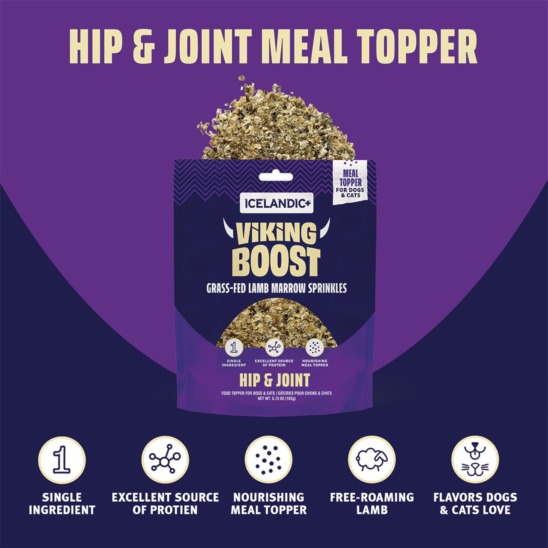 Icelandic+ Icelandic+ Viking Boost Lamb Marrow Dog & Cat Food Topper