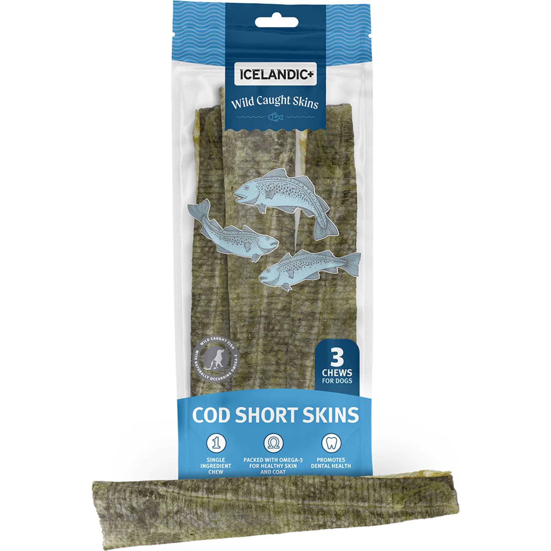Icelandic+ Icelandic+ Short Cod Skin 6-in Strips