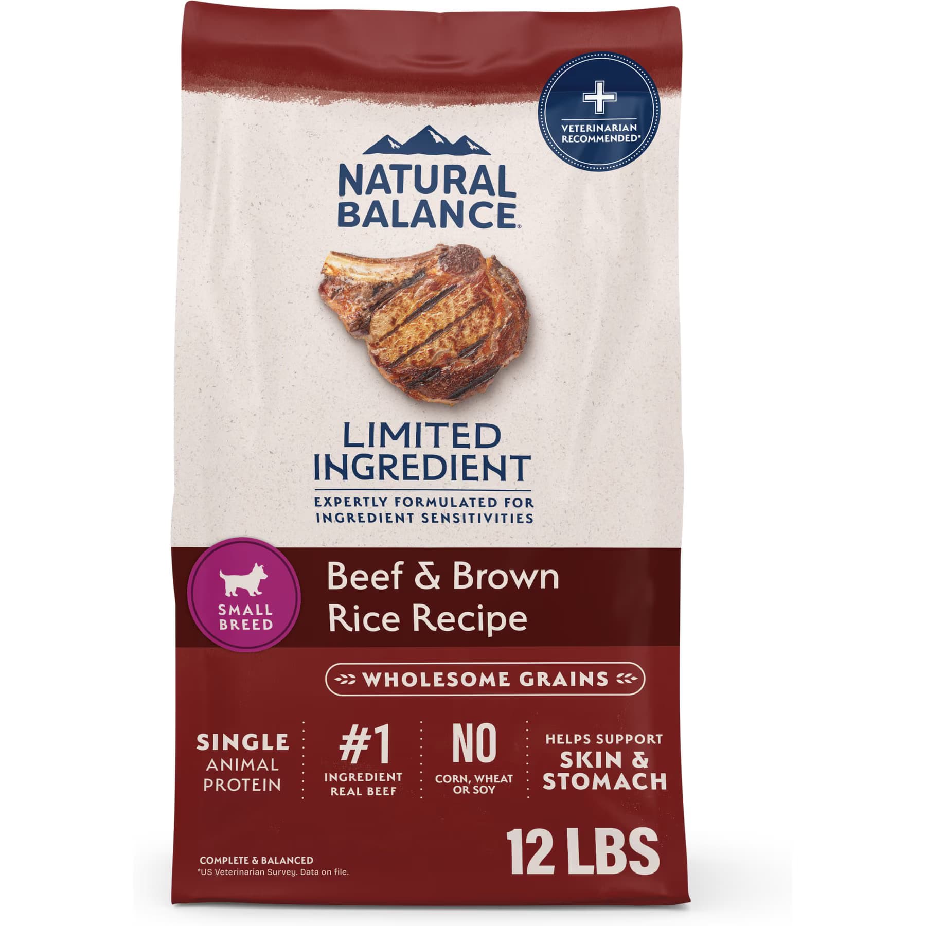 Natural Balance Natural Balance Limited Ingredient Beef & Brown Rice Small Breed Recipe Dry Dog Food