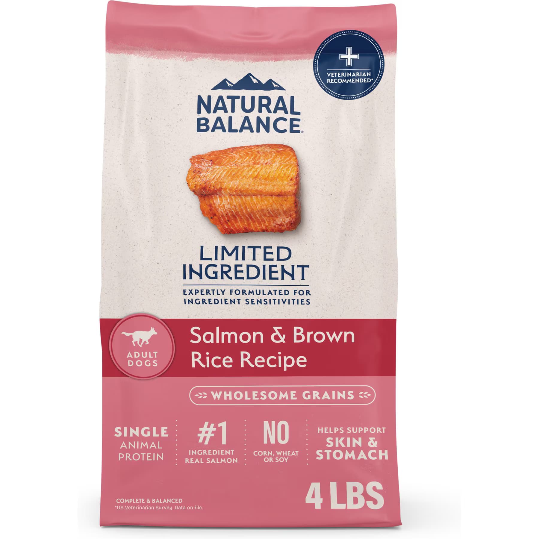 Natural Balance L.I.D. Limited Ingredient Diets Salmon & Brown Rice Formula Dry Dog Food — view 4