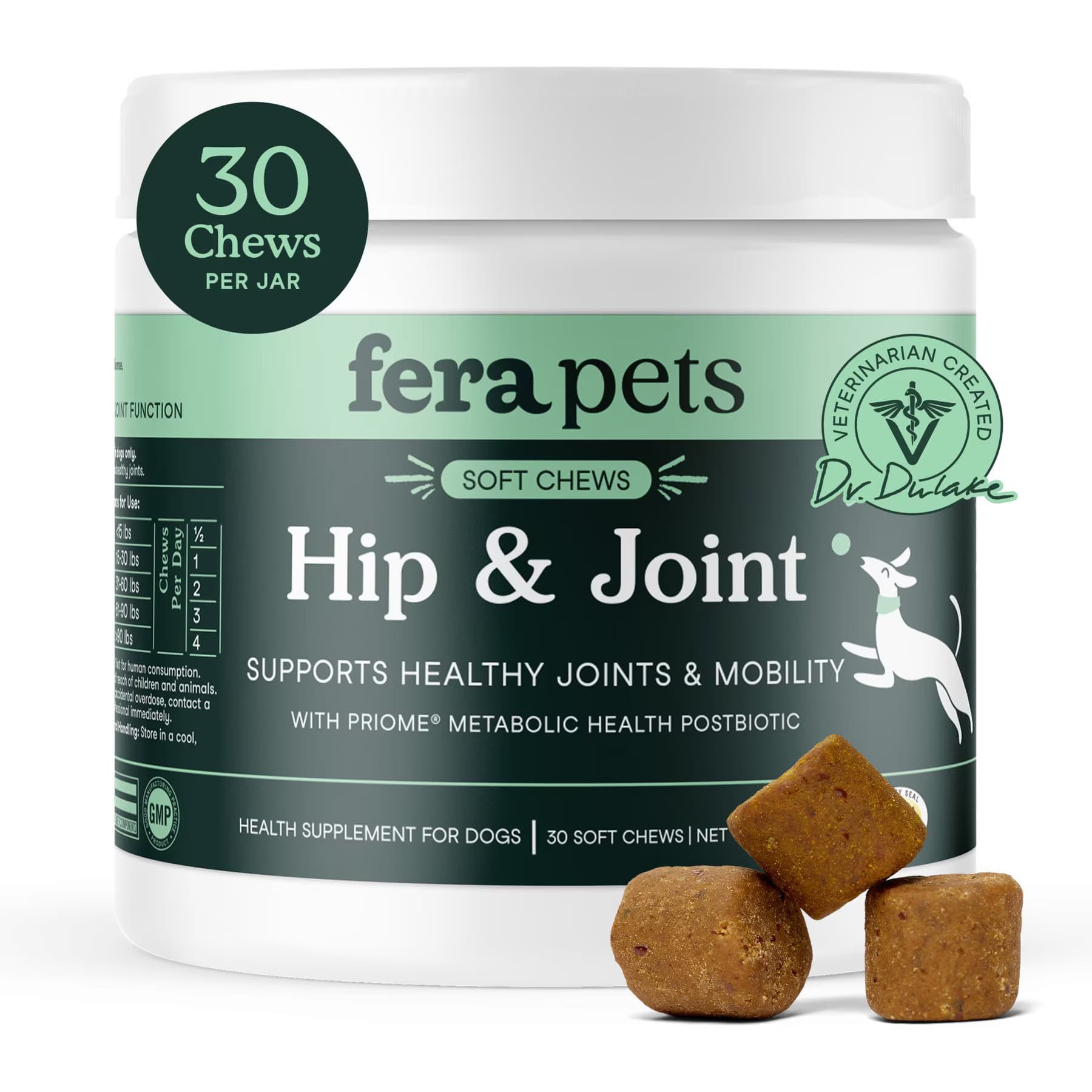 Fera Pets Fera Pets Hip & Joint Soft Chew Supplement for Dog