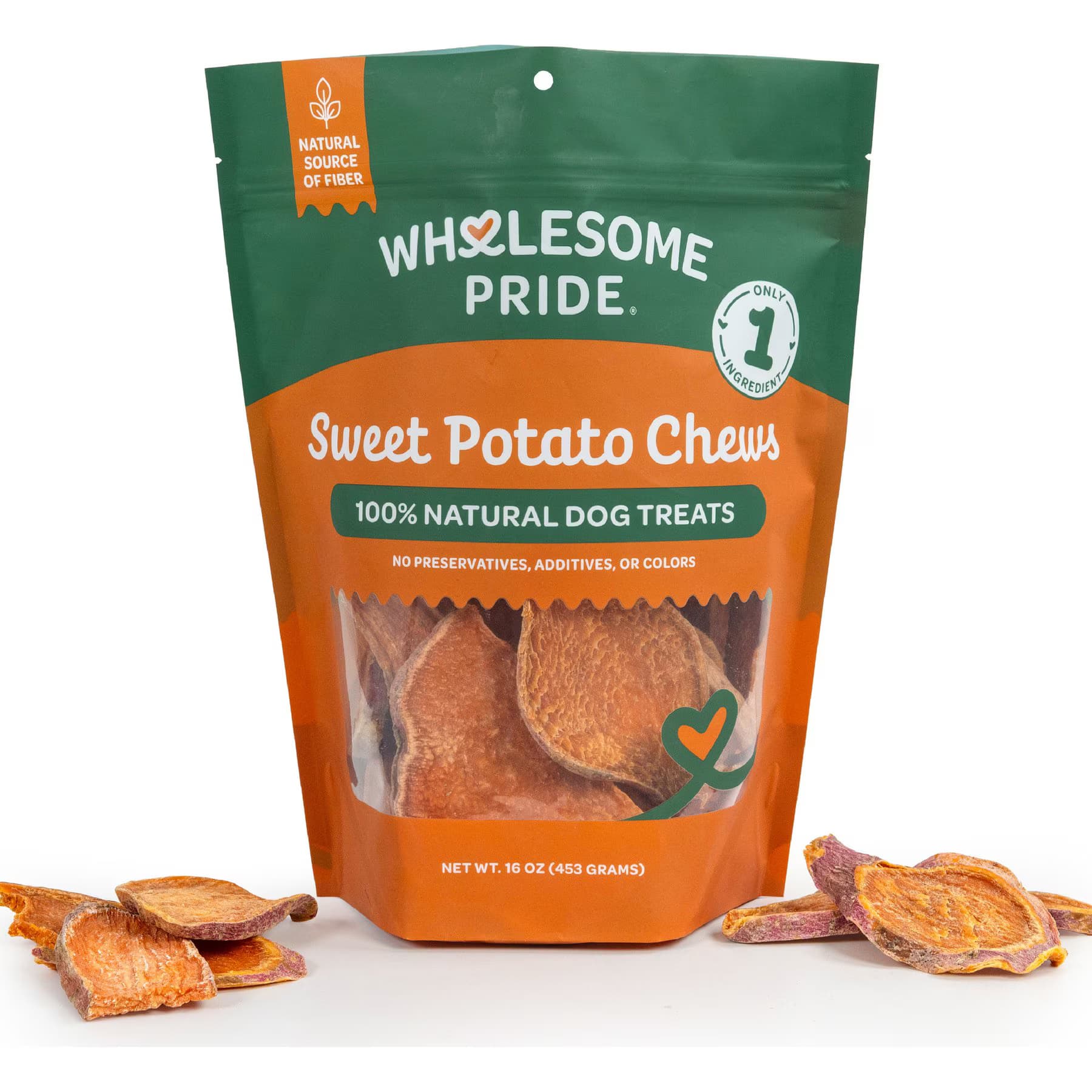Wholesome Pride Pet Treats Wholesome Pride Pet Treats Sweet Potato Chews Dehydrated Dog Treats