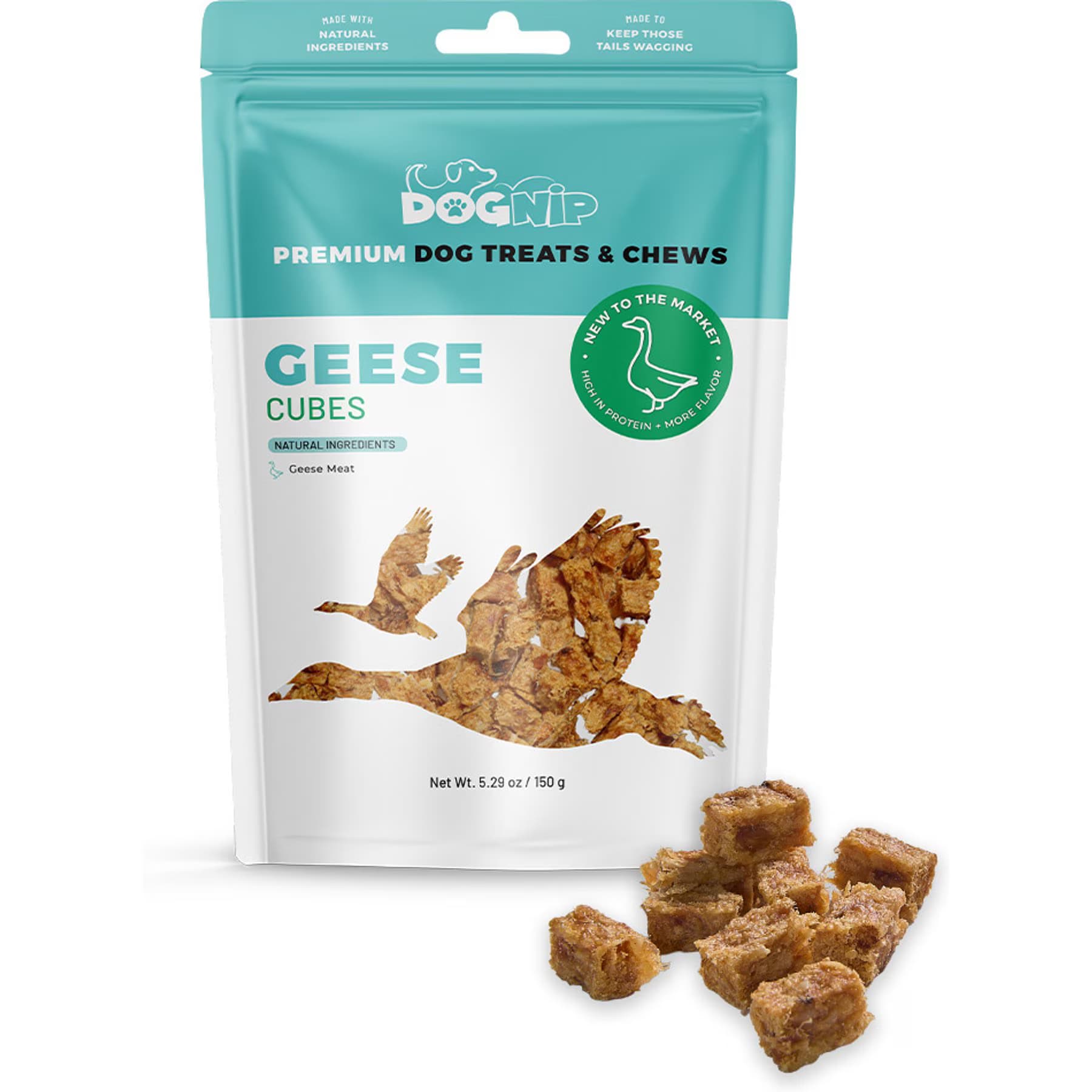 Dog Nip Dog Nip Goose Meat Soft & Tender Single Ingredient Natural Training Dog Treats