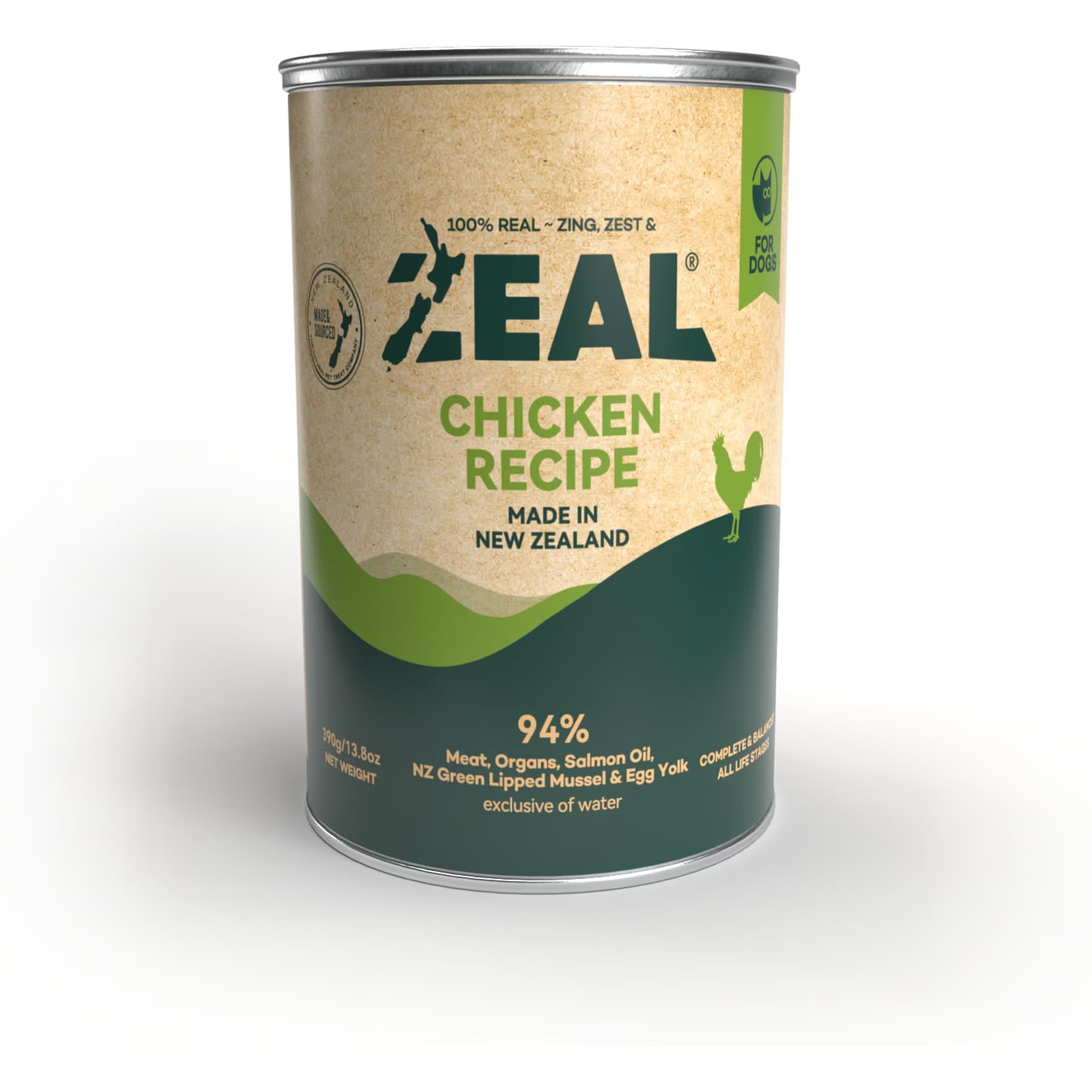 ZEAL New Zealand ZEAL New Zealand Chicken Recipe High Protein Grain-Free Wet Dog Food