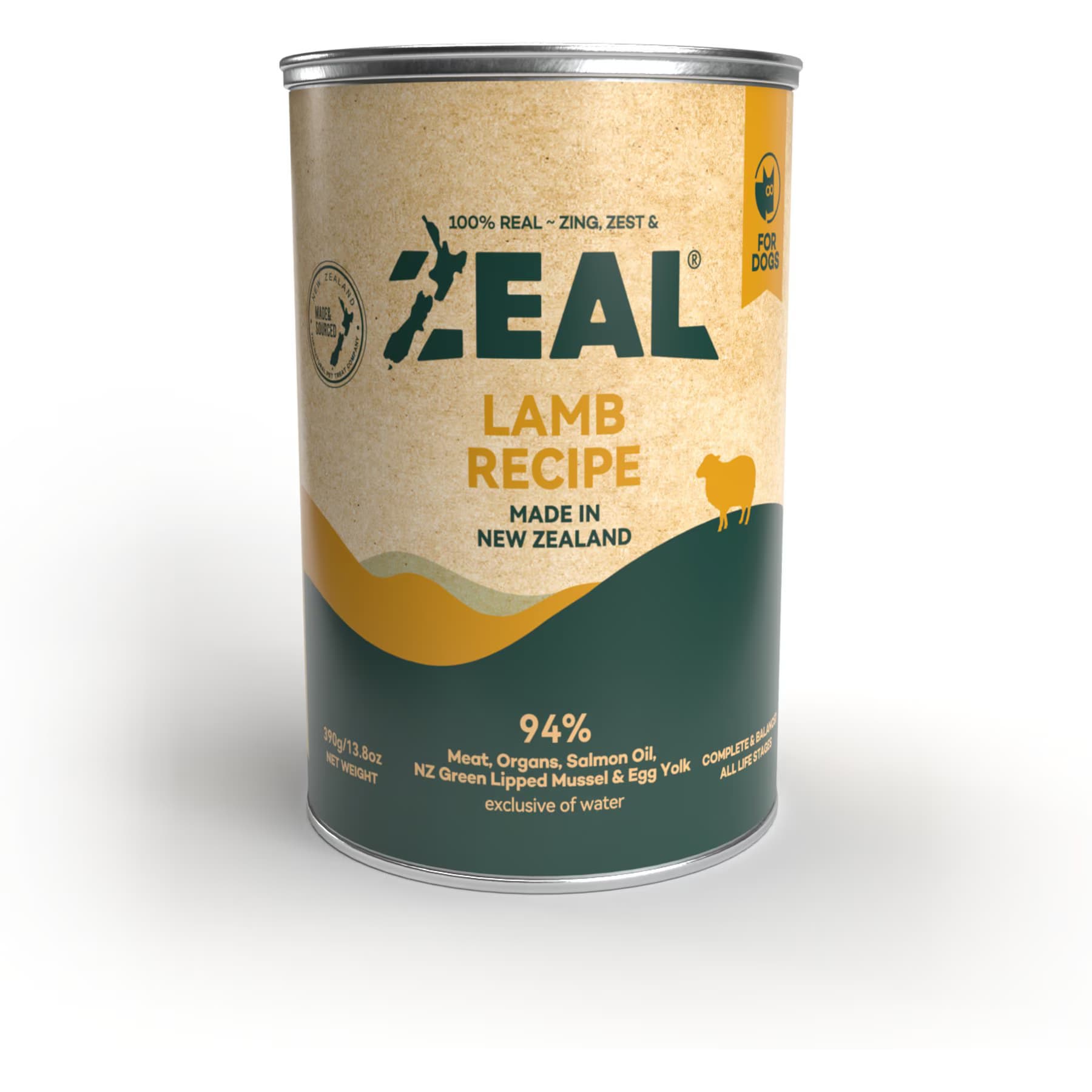 ZEAL New Zealand ZEAL New Zealand Lamb Recipe High Protein Grain-Free Wet Dog Food