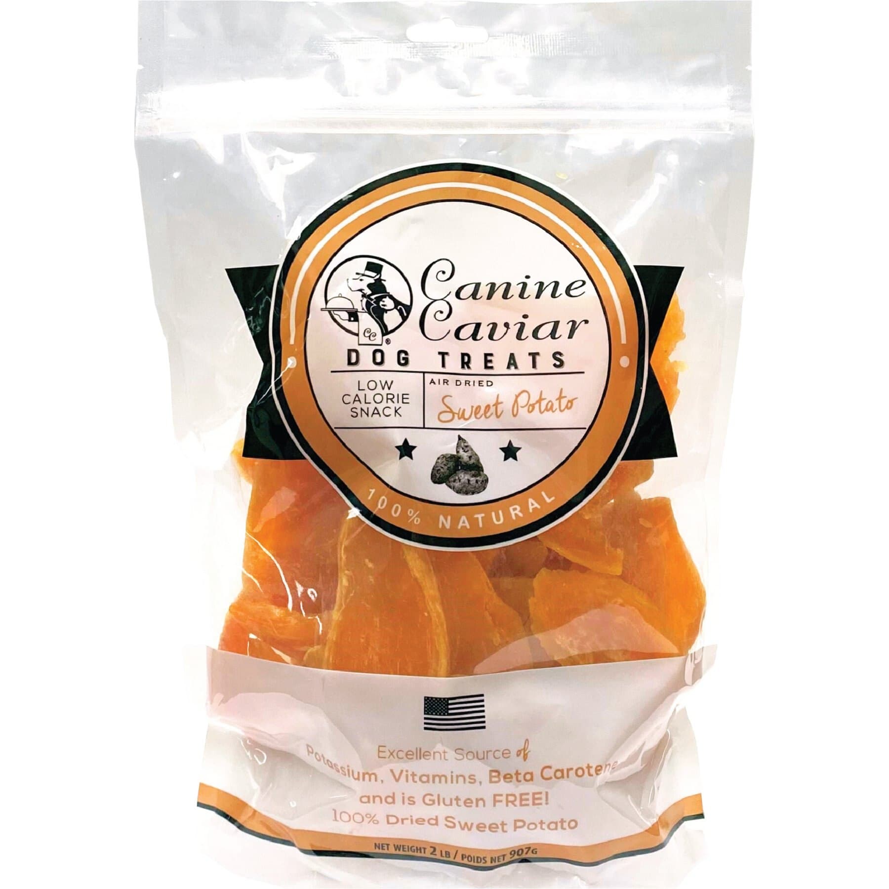 Canine Caviar Canine Caviar Dried Sweet Potatoes Non-GMO Dehydrated Dog Treats