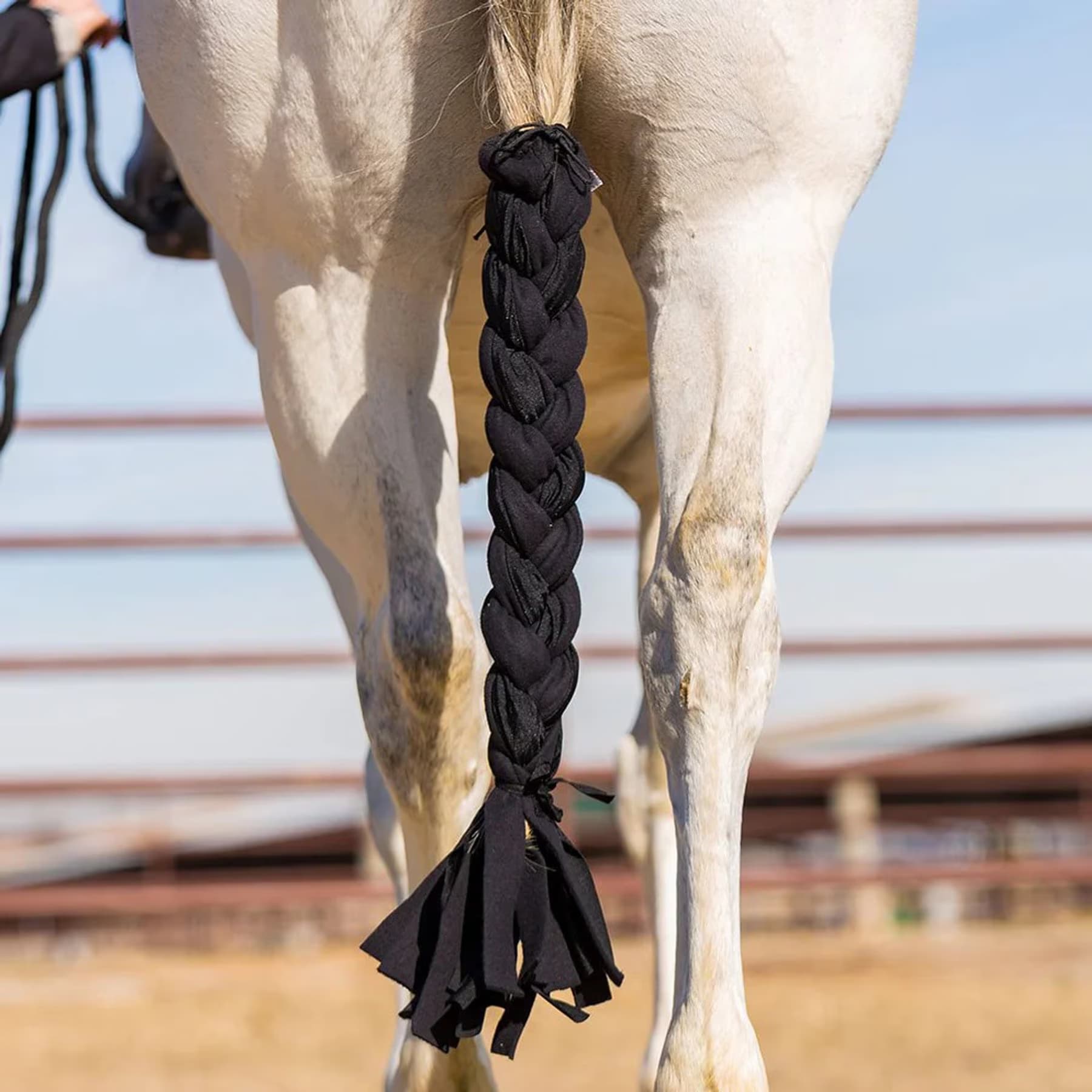 Tail Tamer by Professional's Choice Tail Tamer by Professional’s Choice Fleece Horse Tail Braid, Black, 34-in