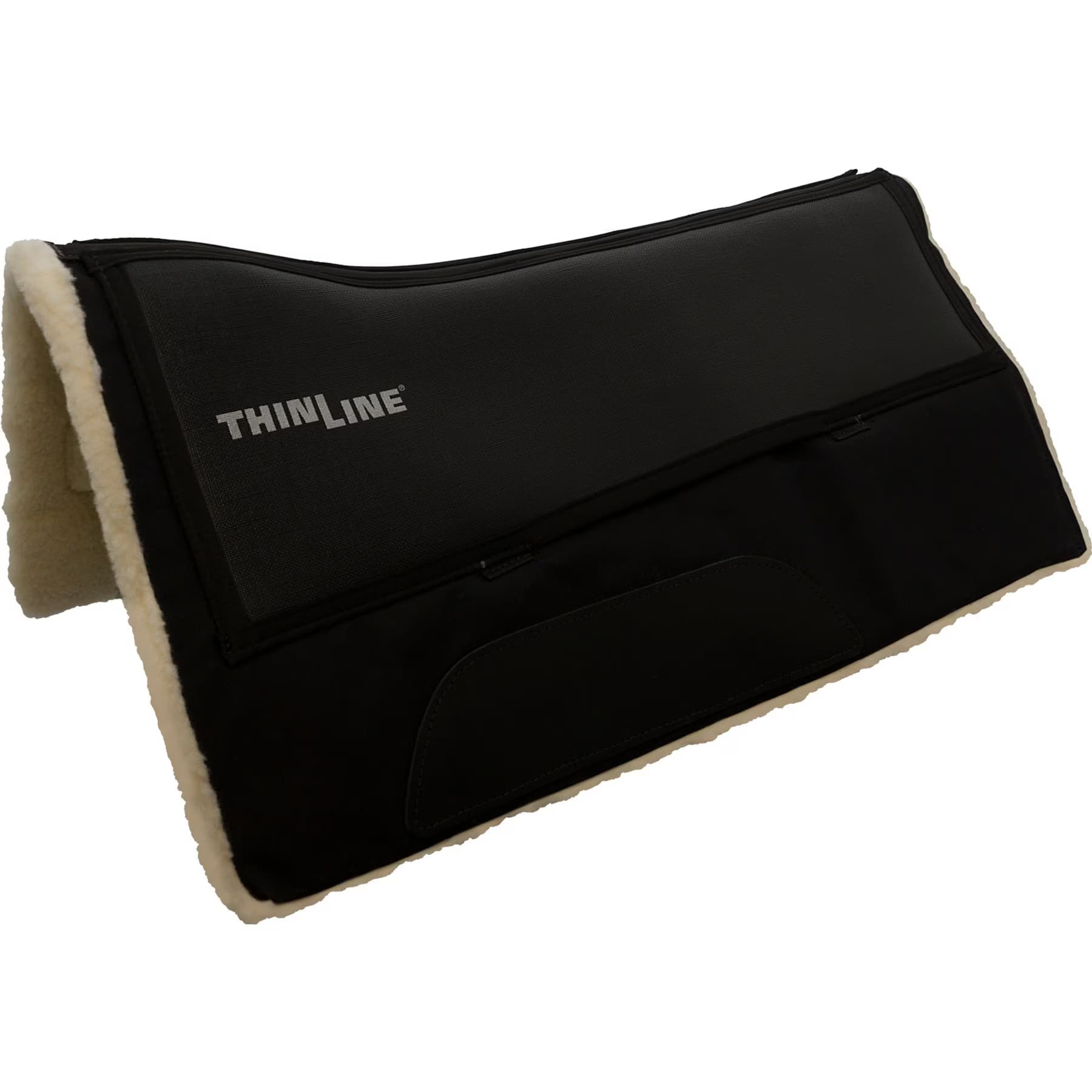 ThinLine ThinLine Mesh Spine Woven Wool Western Comfort Horse Saddle Pad, Natural, 30 x 30-in