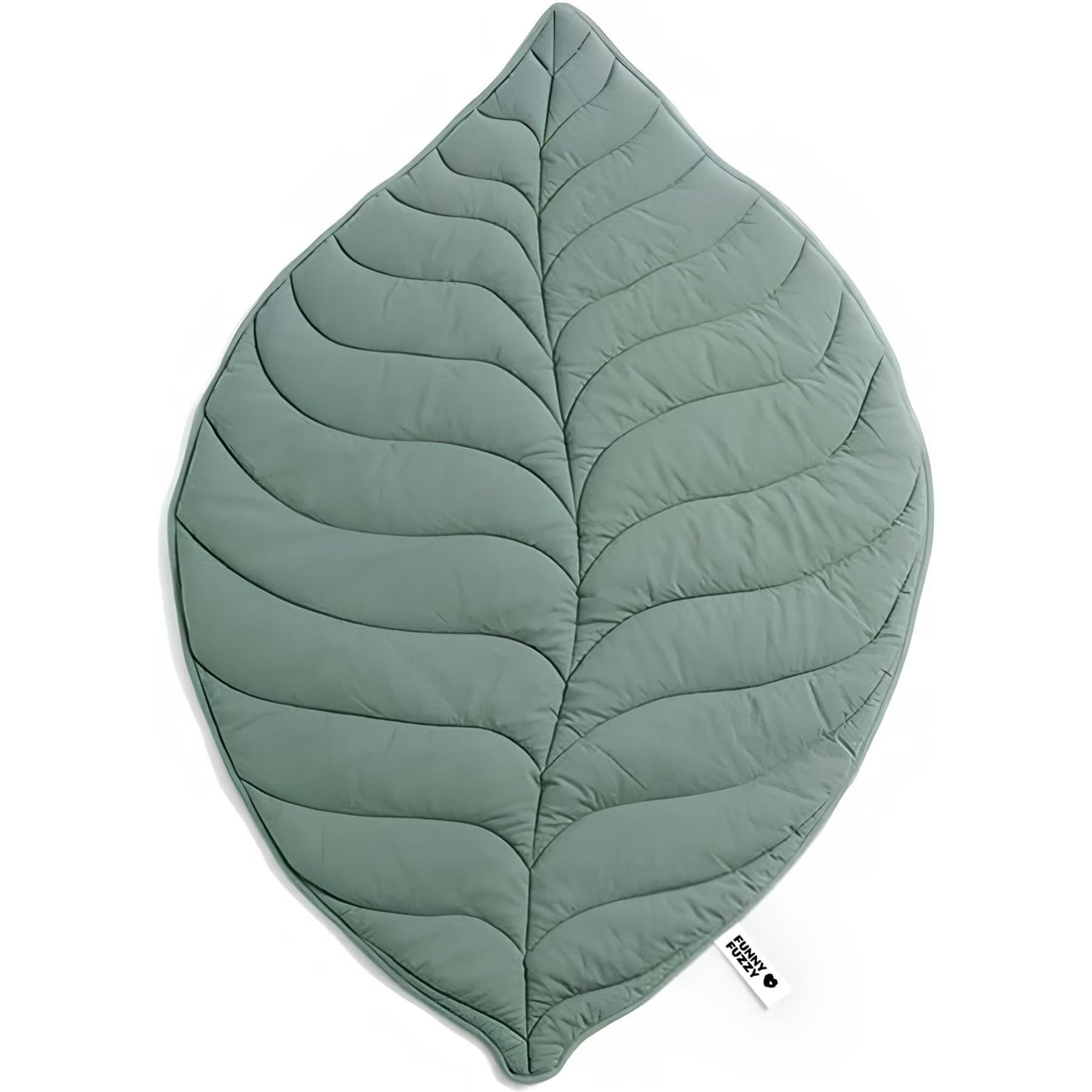 FunnyFuzzy FunnyFuzzy Leaf Shape 3-in-1 Dog Blanket, Elm Green