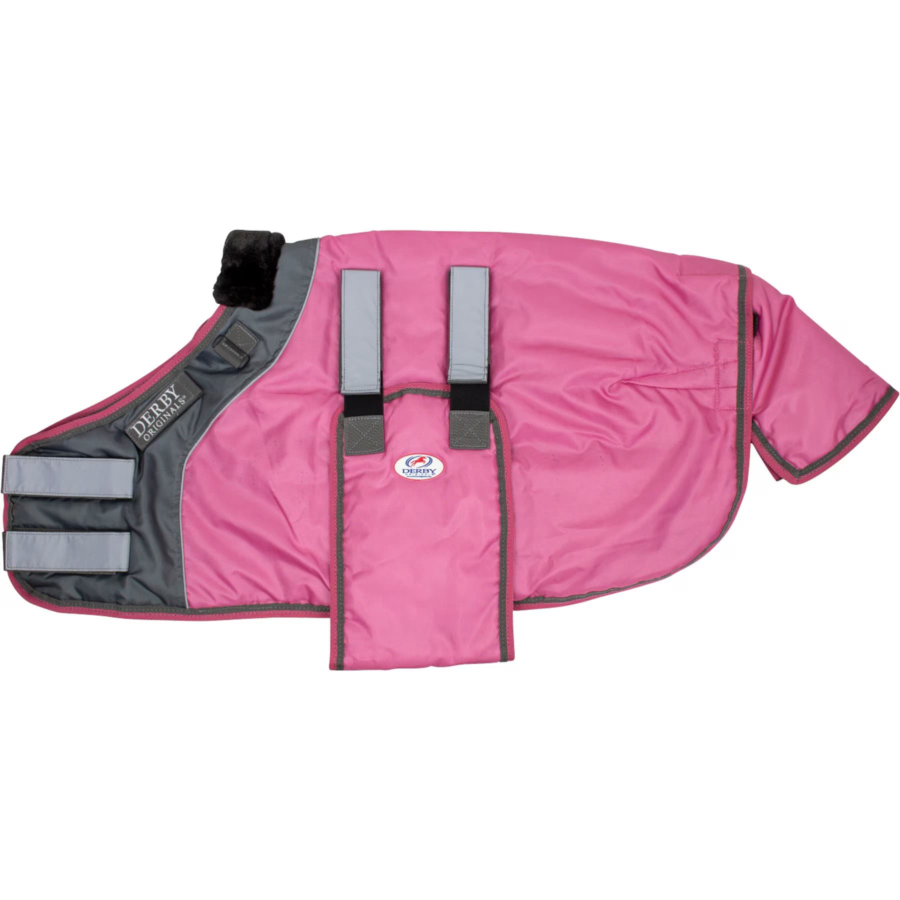 Derby Originals Derby Originals No Hardware 420D 150g Insulation & 210 T lining Foal & Mini Horse Stable Blanket, Coral, 30 x 36-in