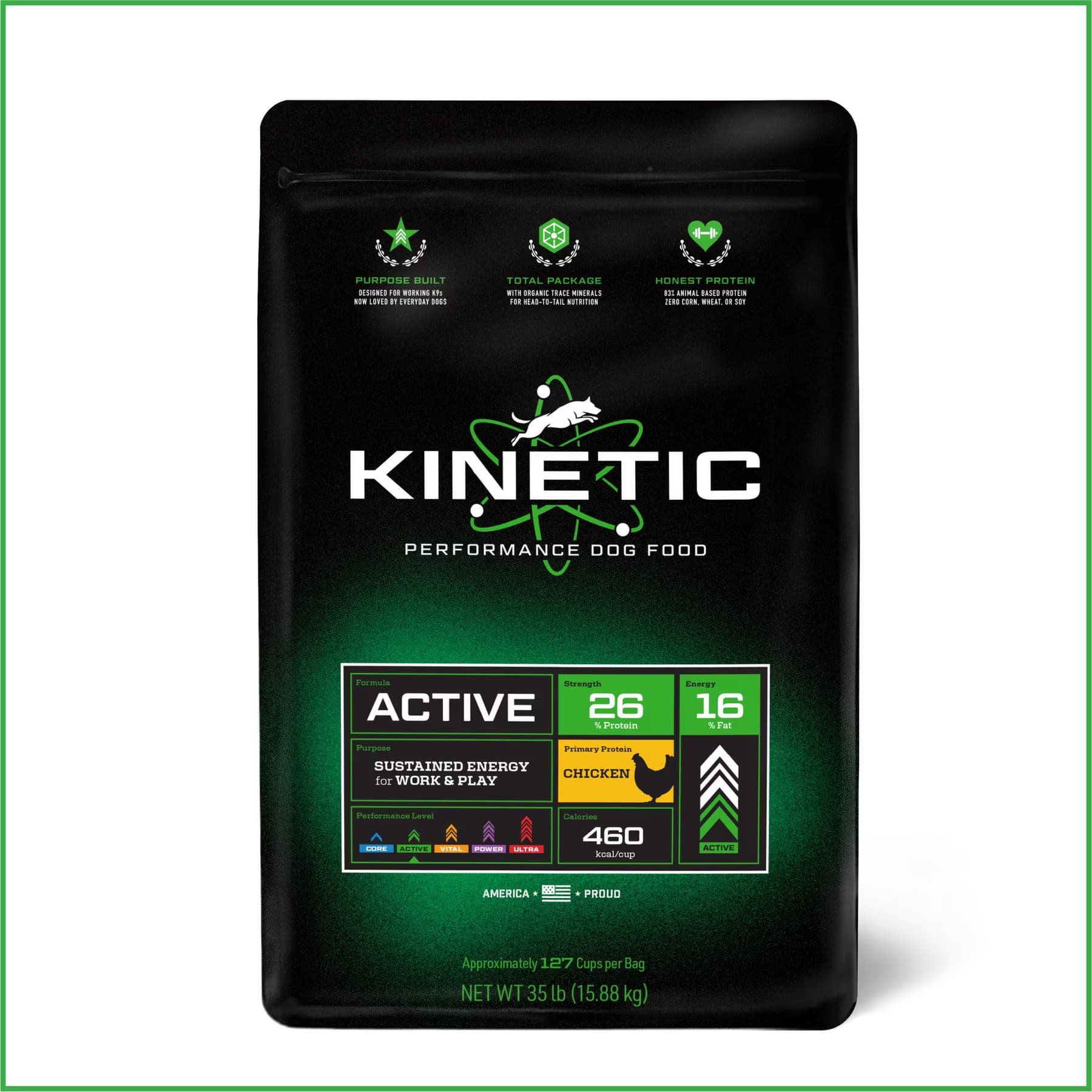 Kinetic Kinetic Performance Active 26K Formula Dry Dog Food