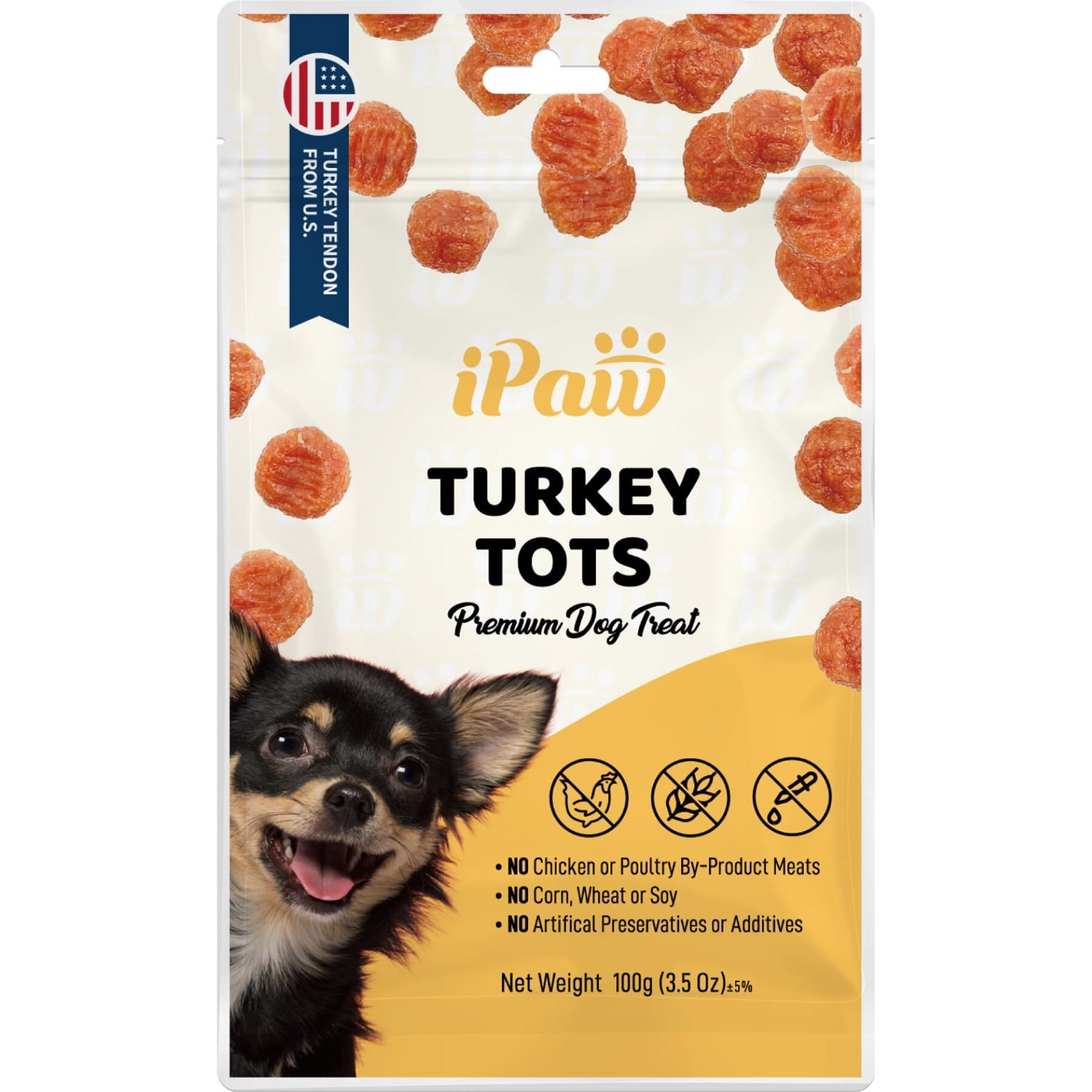 iPaw iPaw Turkey Tots Gluten-Free Adult Soft & Chew Dog Treats