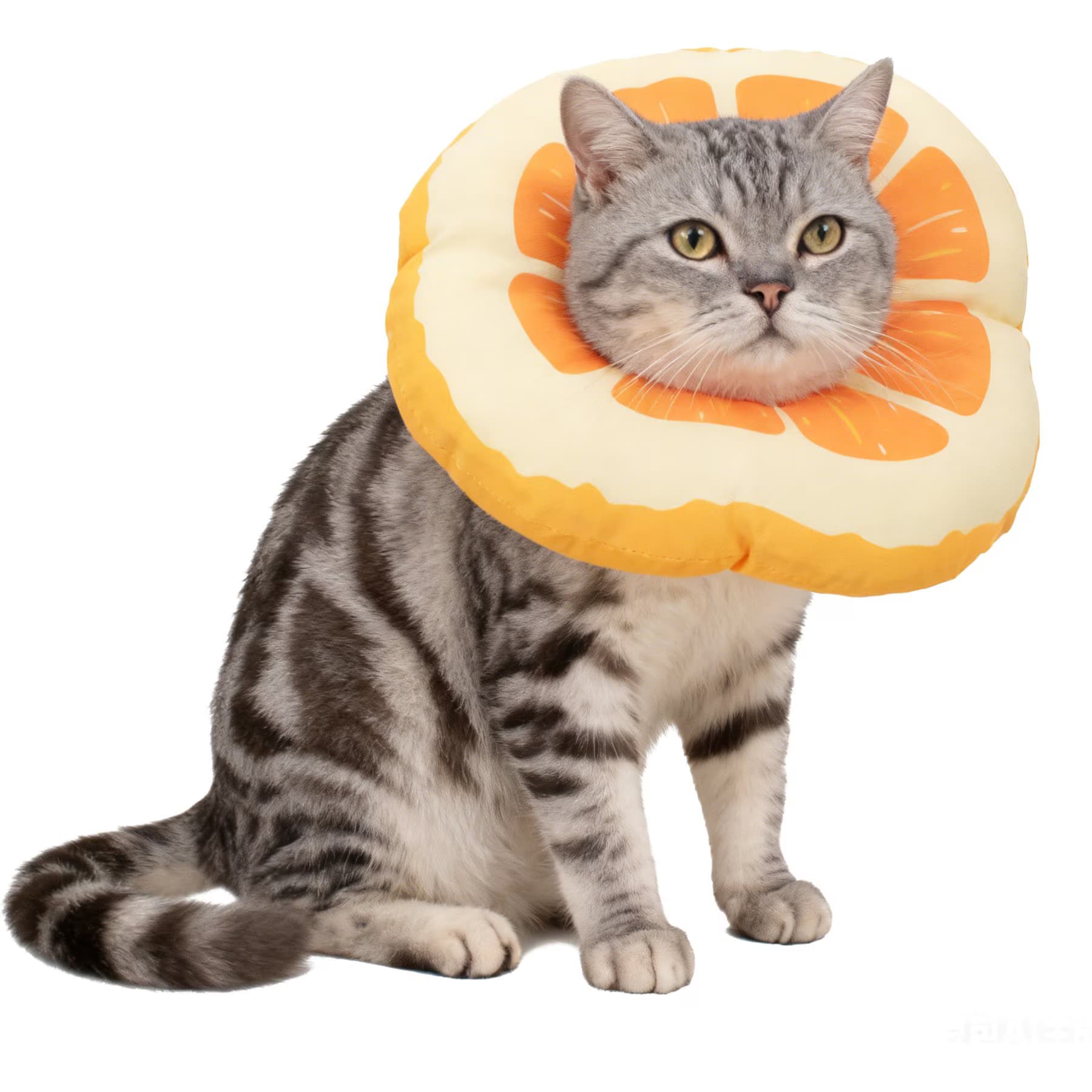 WZ PET WZ PET Adjustable Waterproof Soft Cone Recovery Elizabethan Collar for Cat, Medium