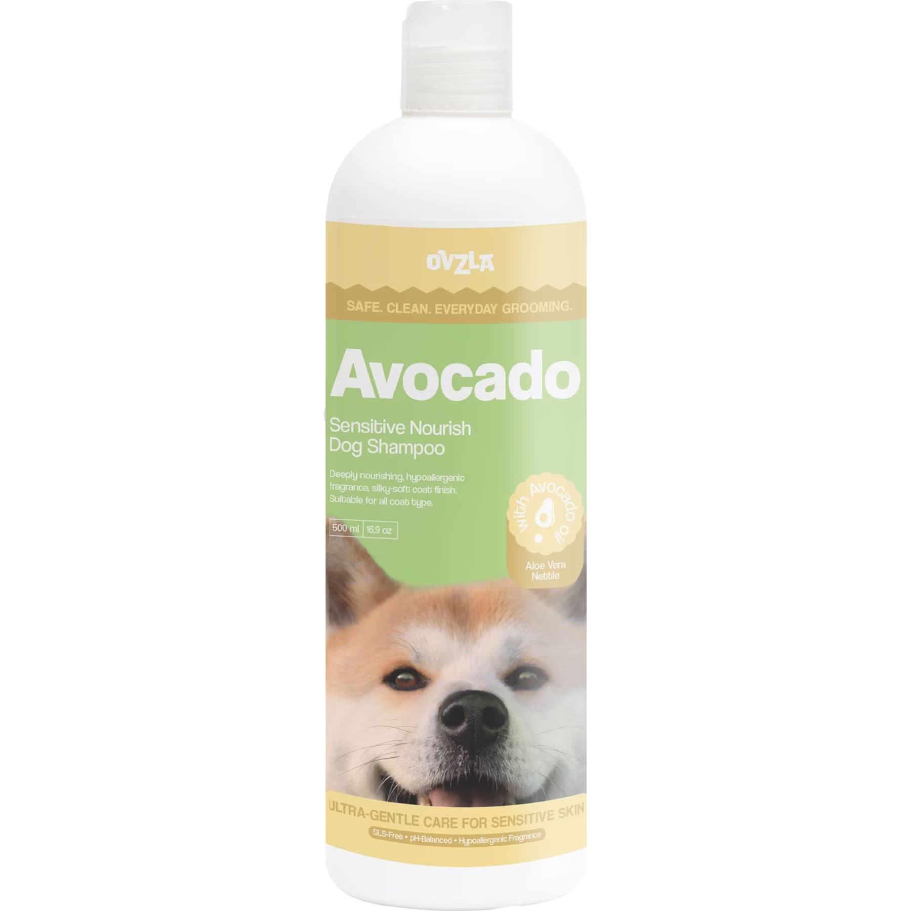 OVZLA OVZLA Avocado Dog Shampoo, Multicolor, 16.9-fl oz bottle