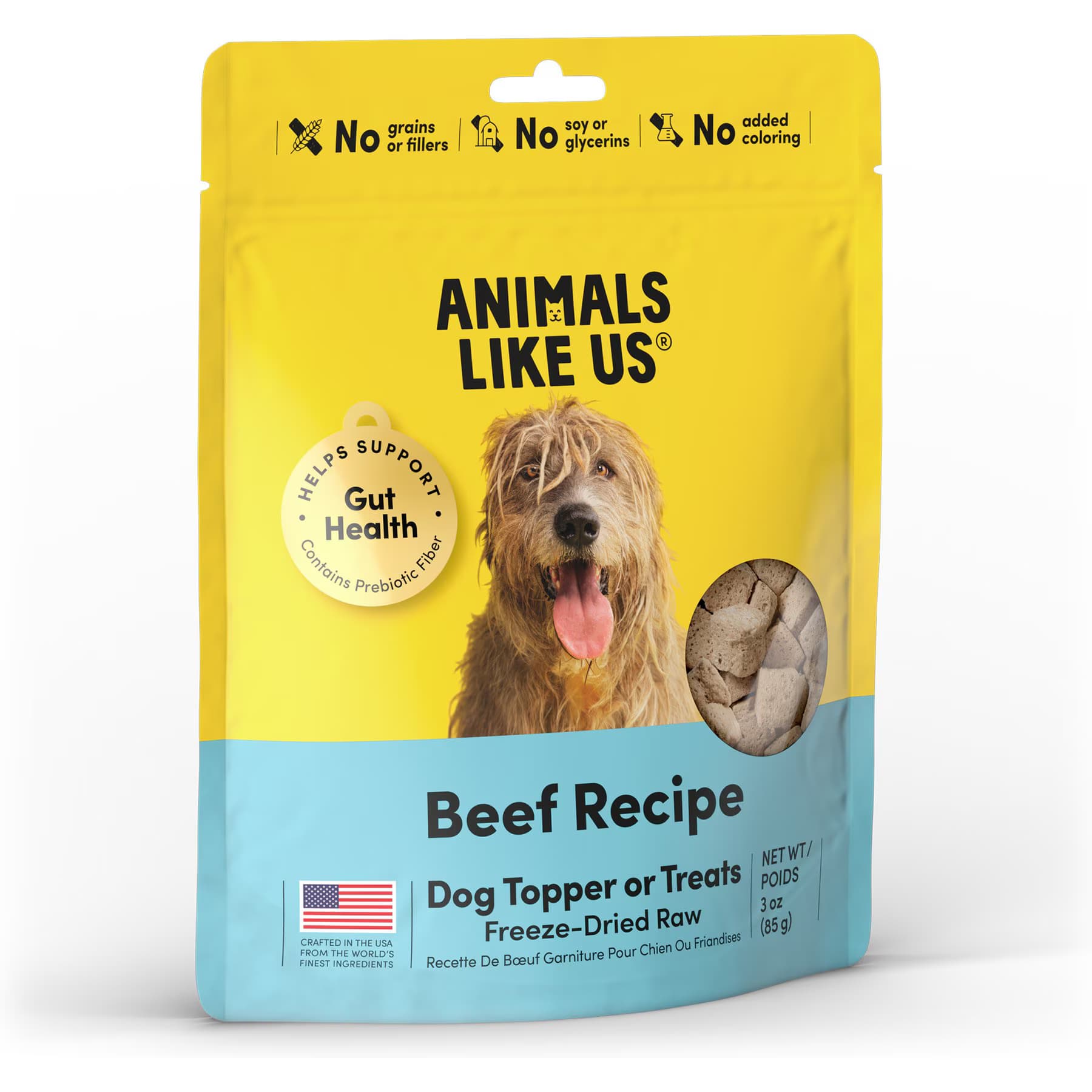 Animals Like Us Animals Like Us Beef Recipe Freeze-Dried Raw Dog Food Topper