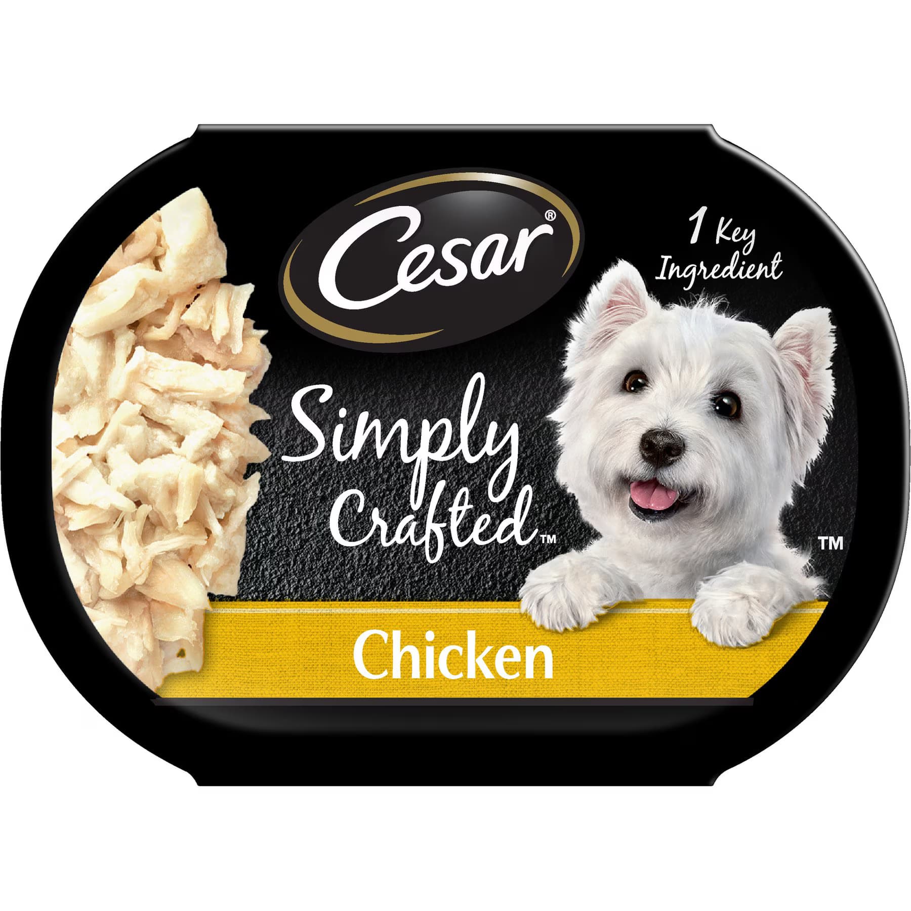 Cesar Simply Crafted Chicken Limited-Ingredient Wet Dog Food Topper — view 4