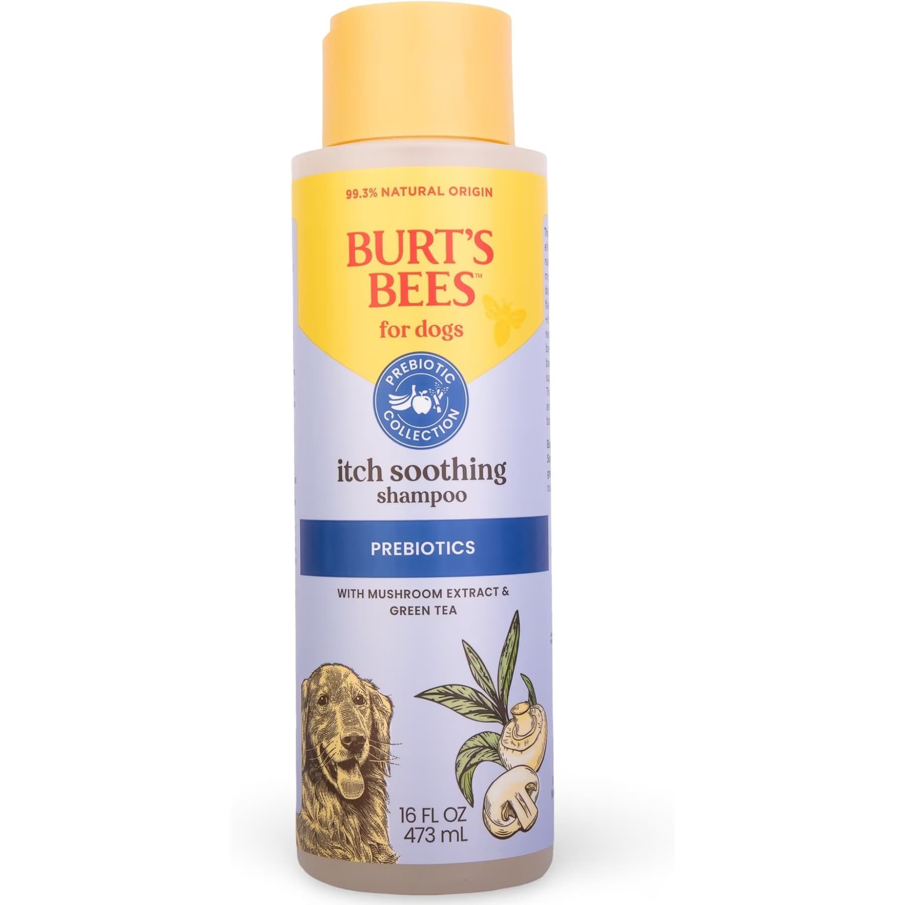 Burt's Bees Burt’s Bees Prebiotic & Mushroom Itch Soothing Dog Shampoo, 16-fl oz bottle