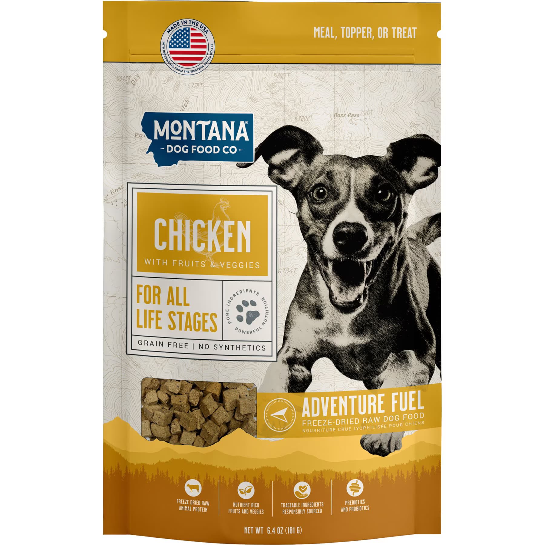 Montana Dog Food Co Montana Dog Food Co Chicken Recipe Grain-Free Freeze-Dried Dog Food
