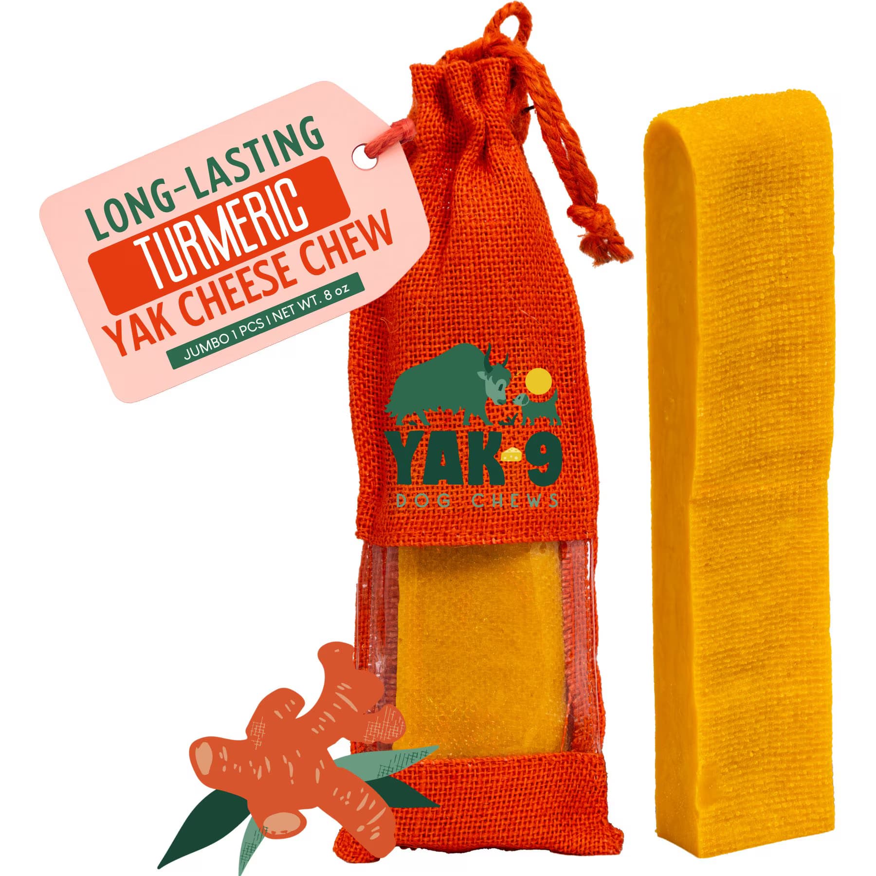 Yak9 Chews Turmeric Yak Chew Dog Treats — view 14