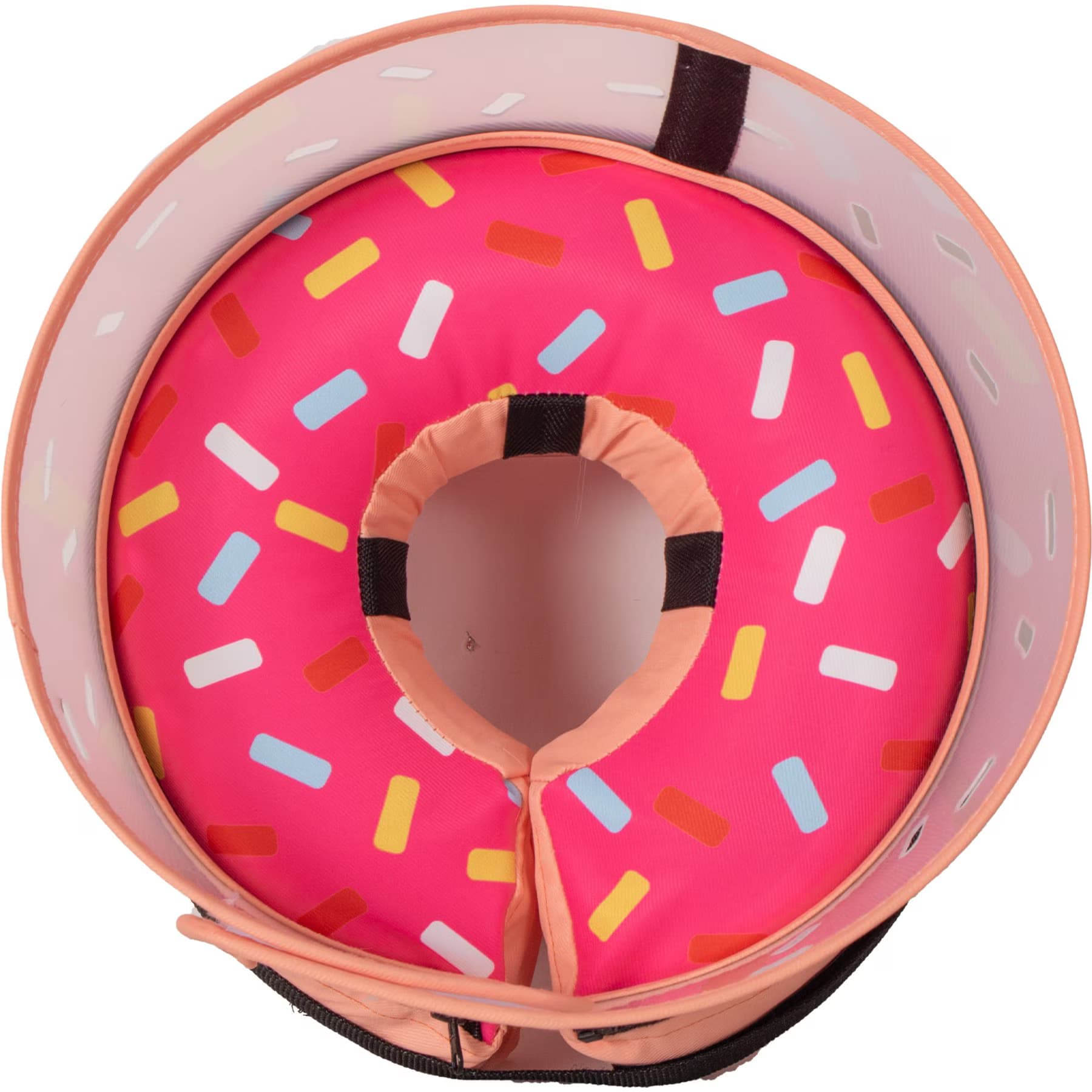 WZ PET WZ PET Upgrade Bafflet Dog & Cat Inflatable Recovery Cone Collar, Pink, Medium +: 13 to 16-in neck
