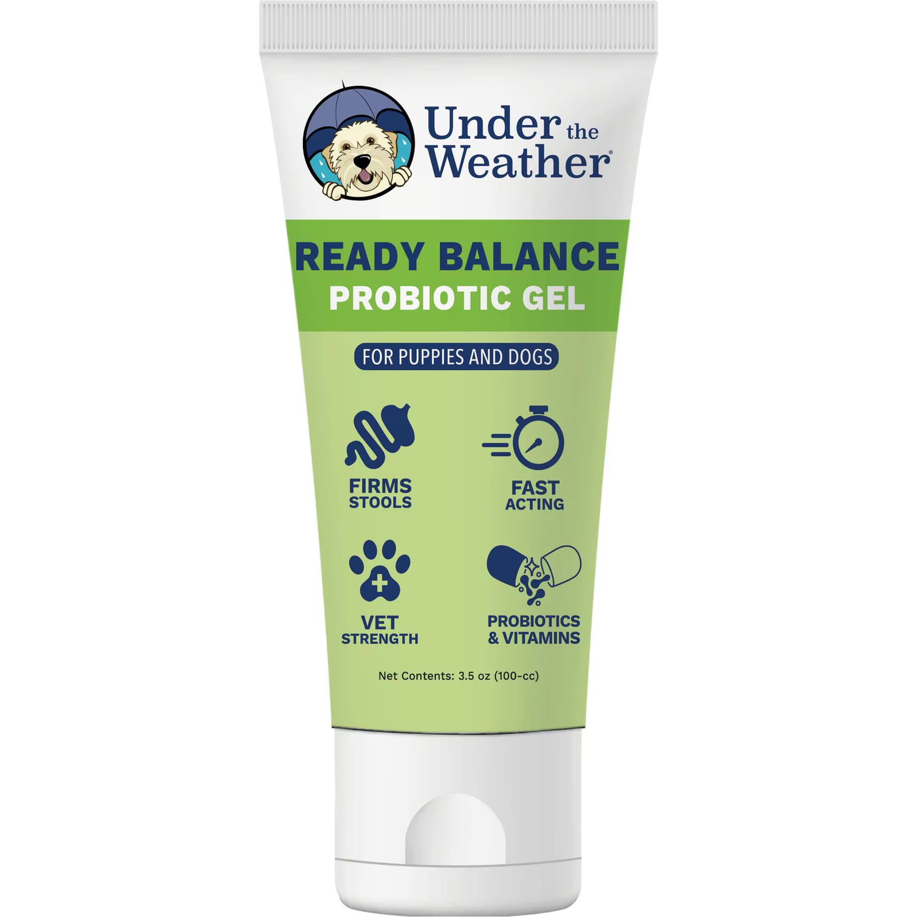 Under the Weather Under the Weather Ready Balance Probiotic Coconut Flavored Squeezable Gel Digestive Aid Supplement for Dogs