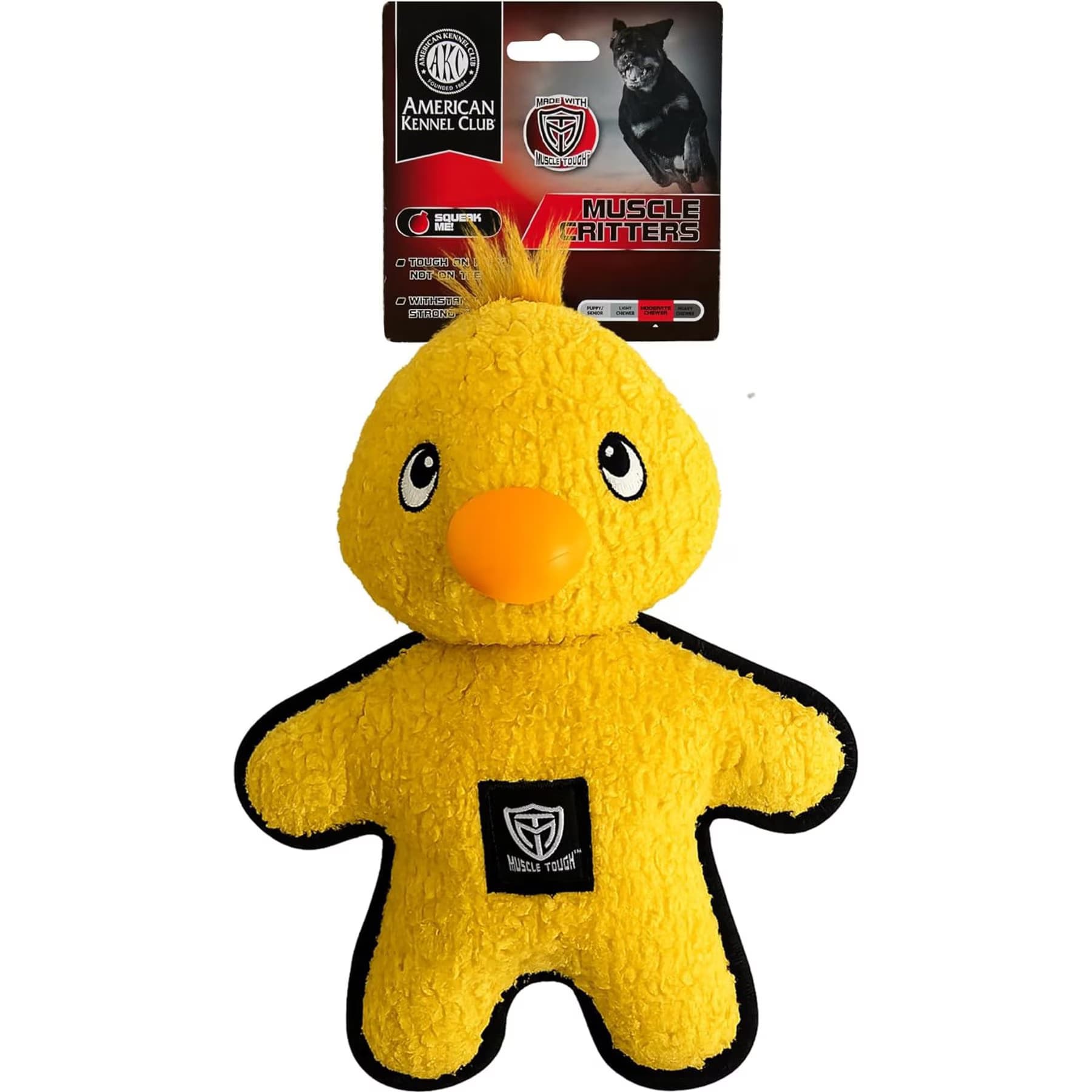 American Kennel Club American Kennel Club Muscle Tough Duck Squeaky Plush Dog Toy