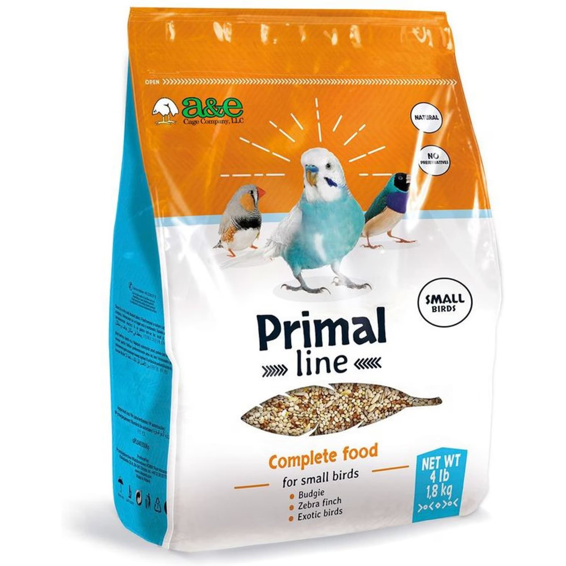 A&E Cage Company Primal Line Seed Blends Complete Small Bird Food — view 2
