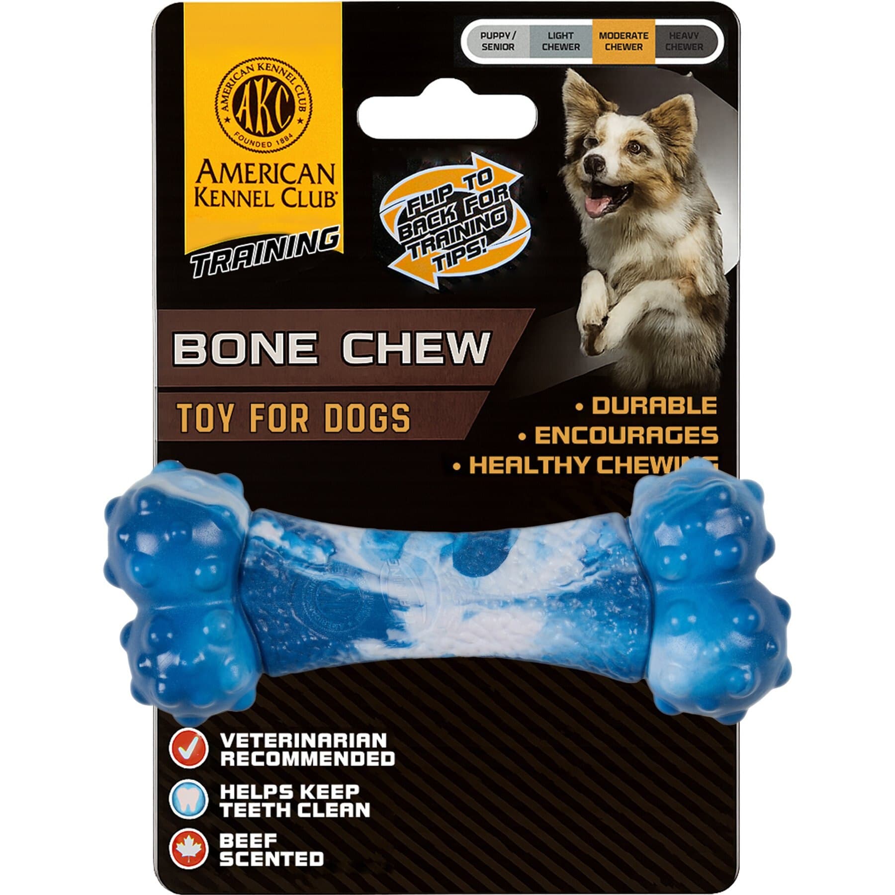 American Kennel Club American Kennel Club Ombre Bone Dog Chew Toy