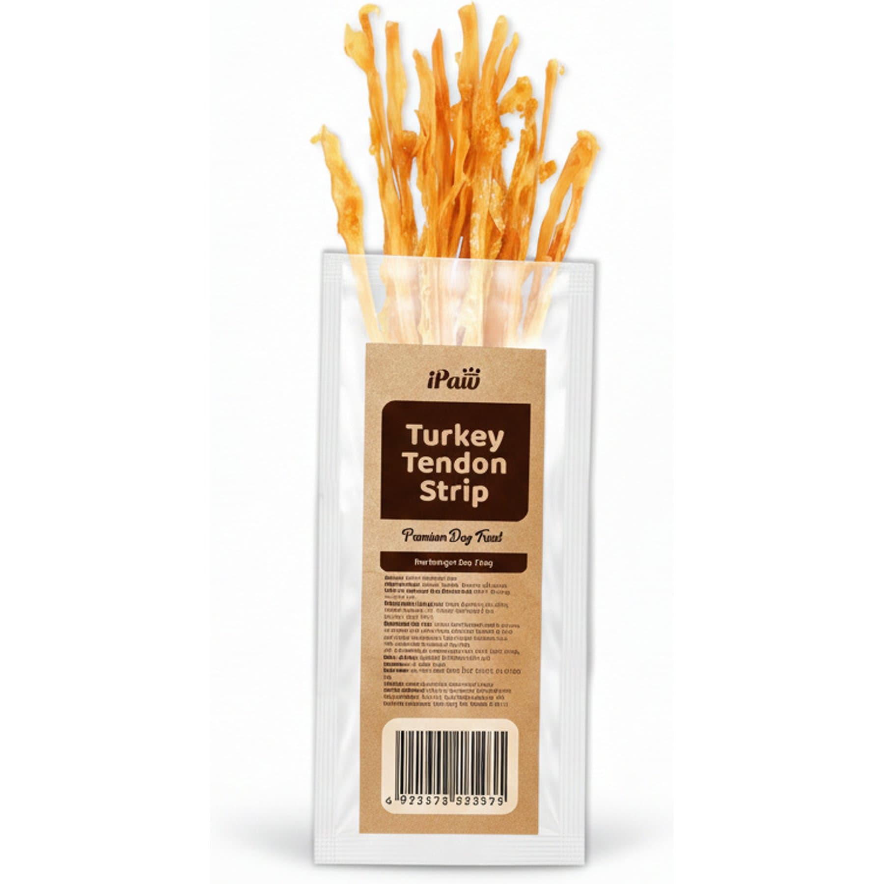 iPaw Turkey Tendons Strip Natural Rawhide-Free Dehydrated Dog Treats — view 2