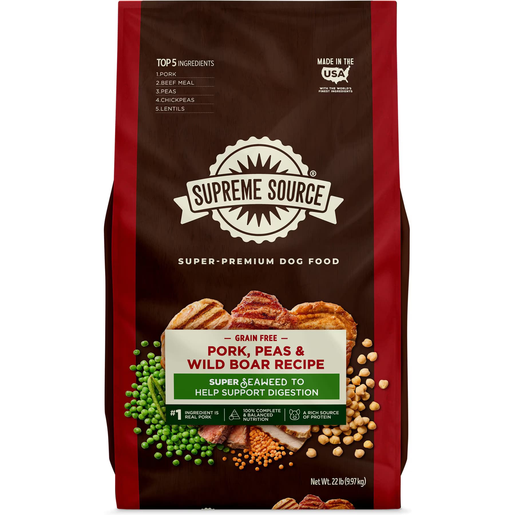 Supreme Source Supreme Source Grain-Free Pork, Peas & Wild Boar Recipe Dry Dog Food