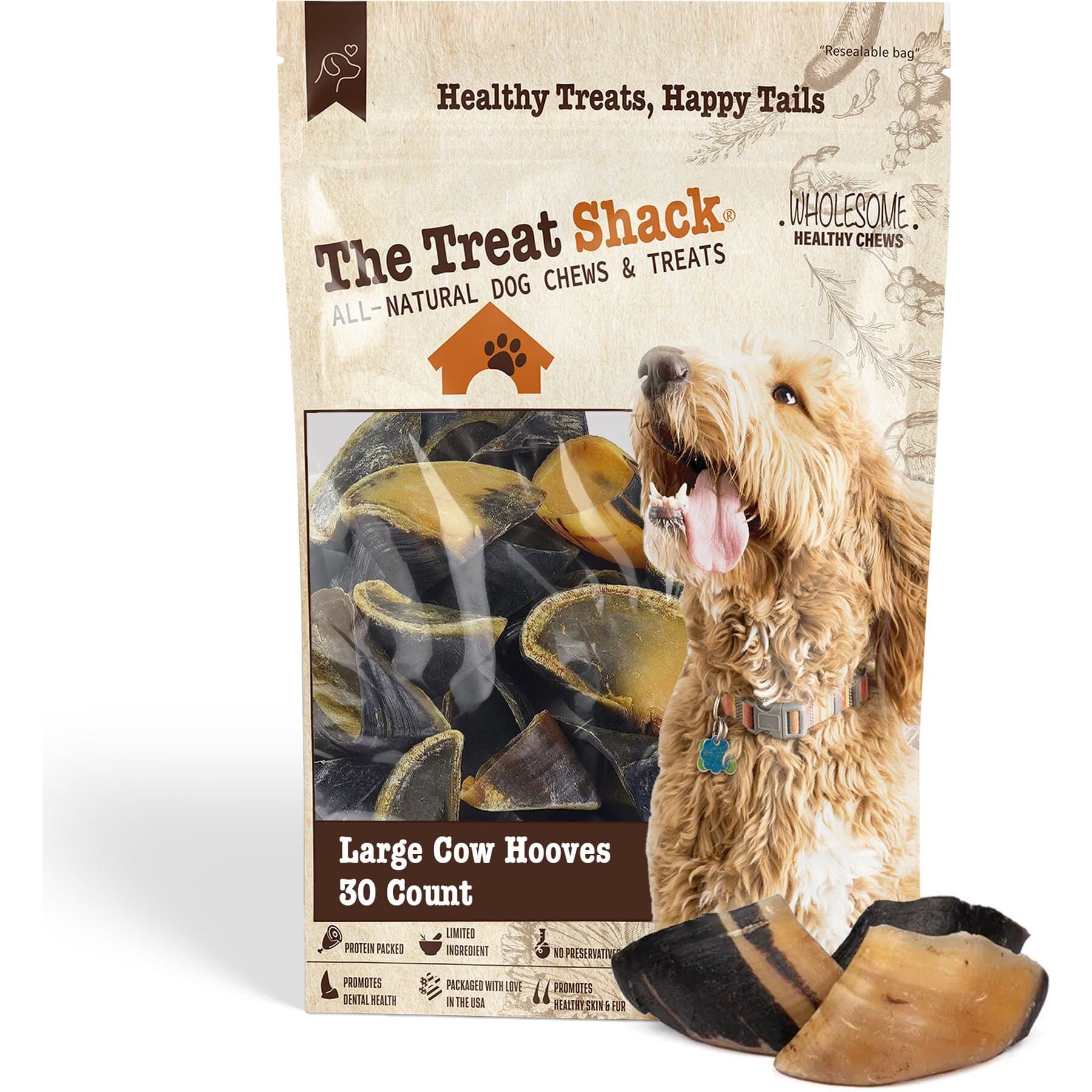 The Treat Shack The Treat Shack Large Cow Hooves Dog Treat