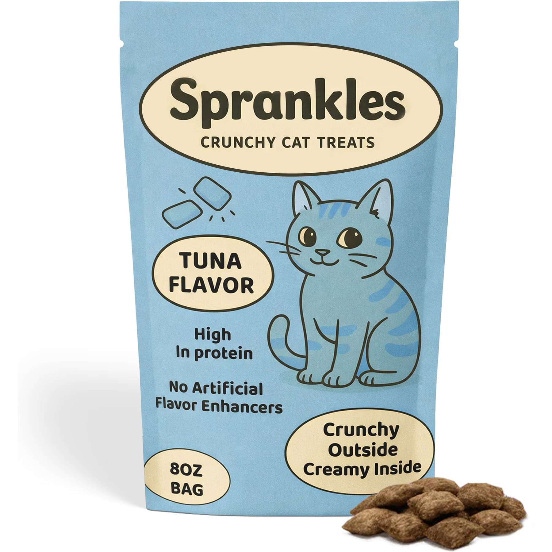 Sprankles Sprankles Tasty Tuna Flavored Crunchy Cat Treats