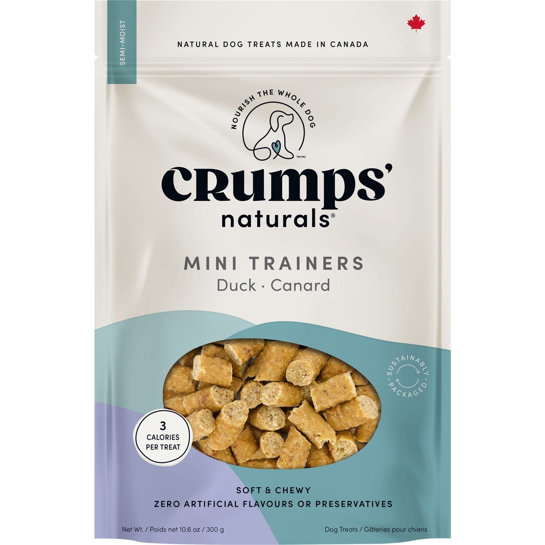 Crumps' Naturals Crumps’ Naturals Mini Trainers Duck Dog Treats