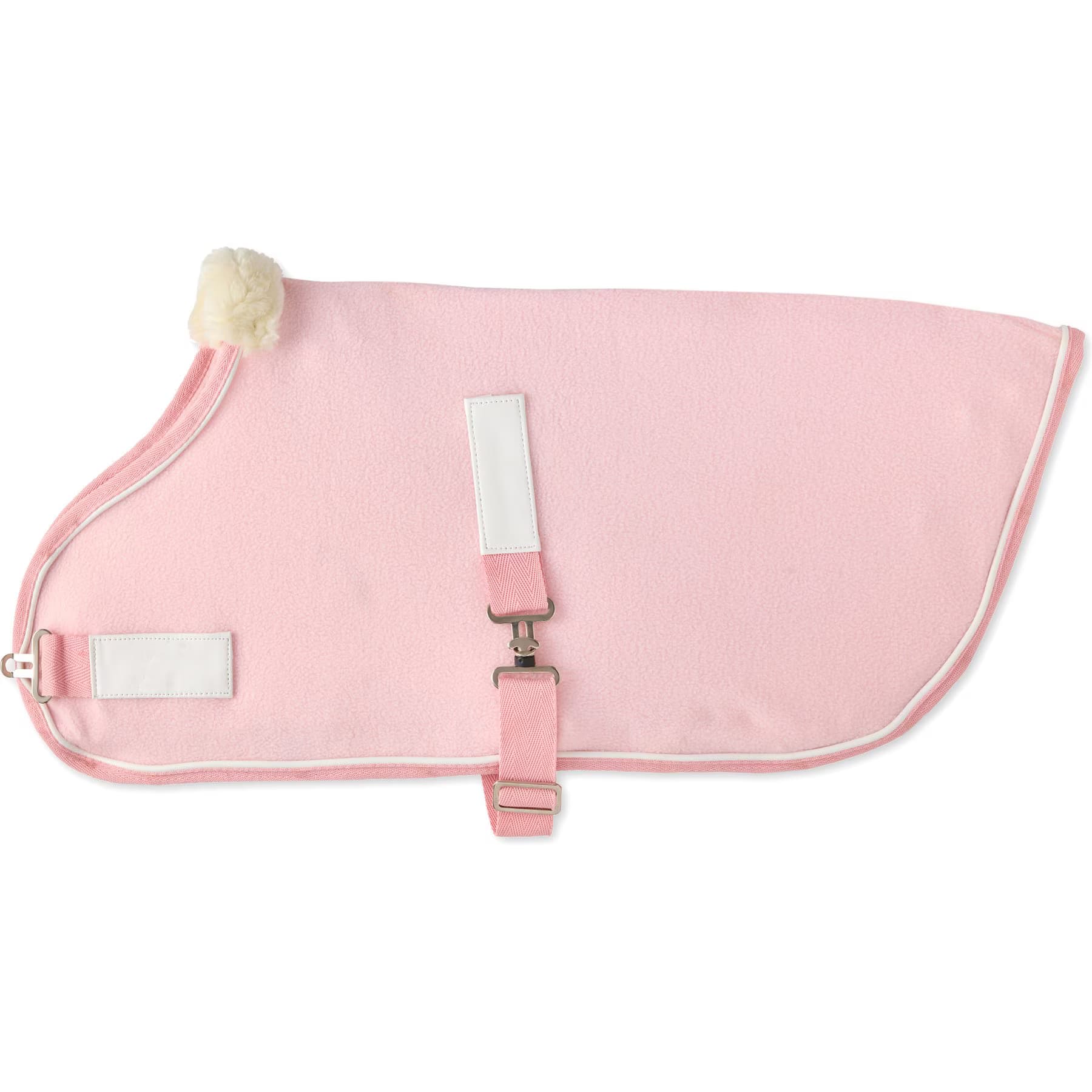 Pet Passion Pet Passion Preston II The Polar Fleece Dog Coat, Solid Pink, XX-Large