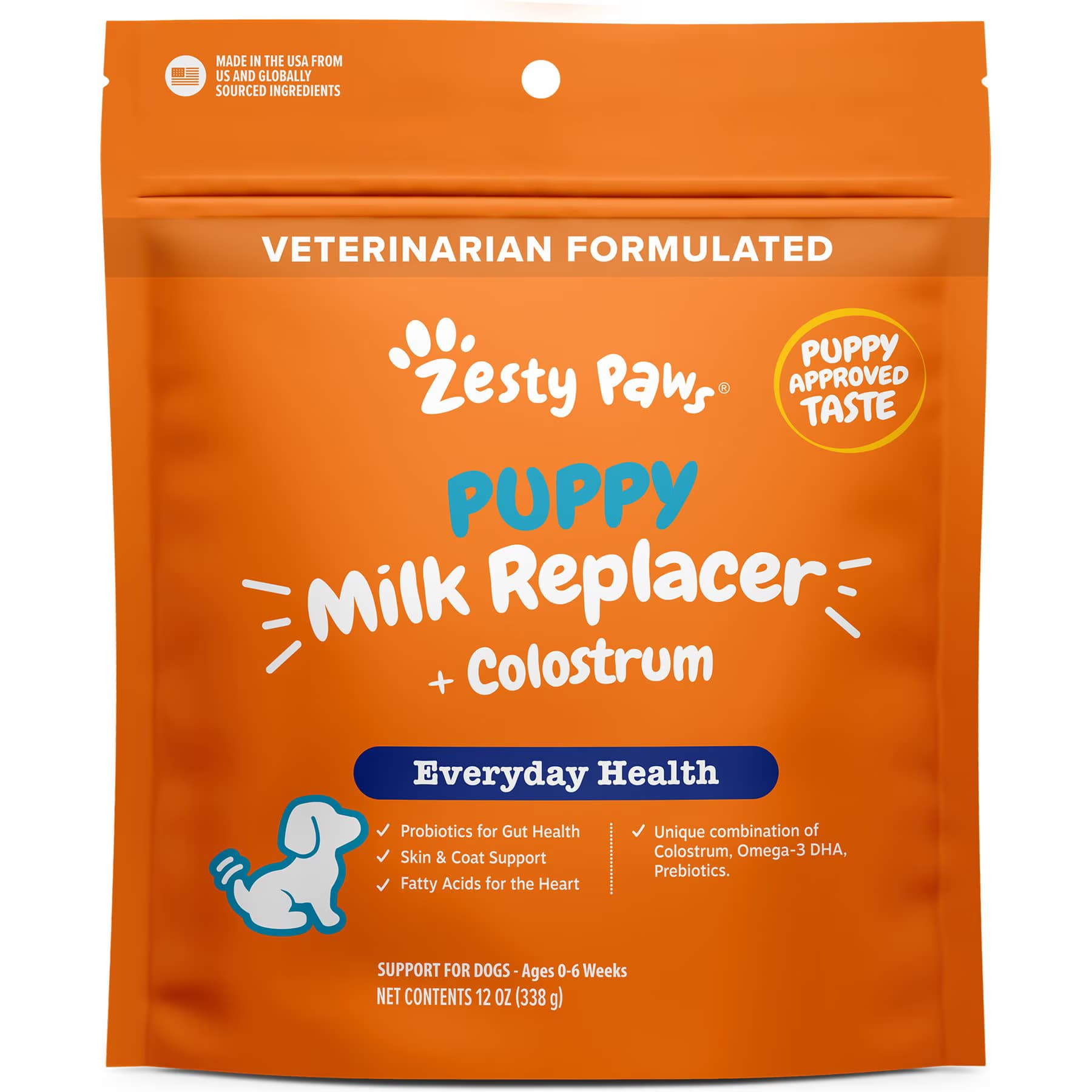 Zesty Paws Zesty Paws Milk Replacement Supplement Powder for Puppies & Senior Dogs