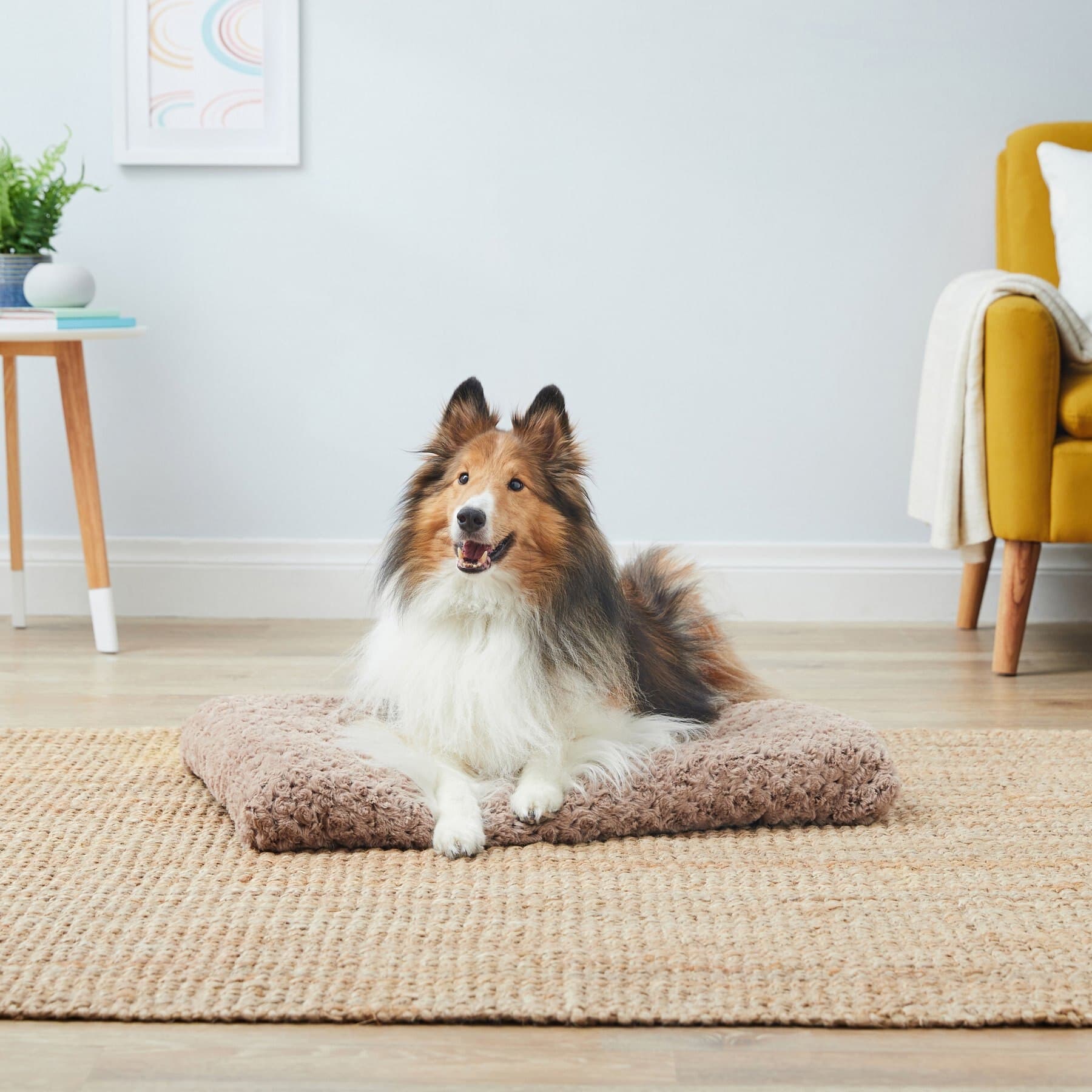 MidWest Quiet Time Ombre Swirl Dog Crate Mat, Grey, 22-in — view 7