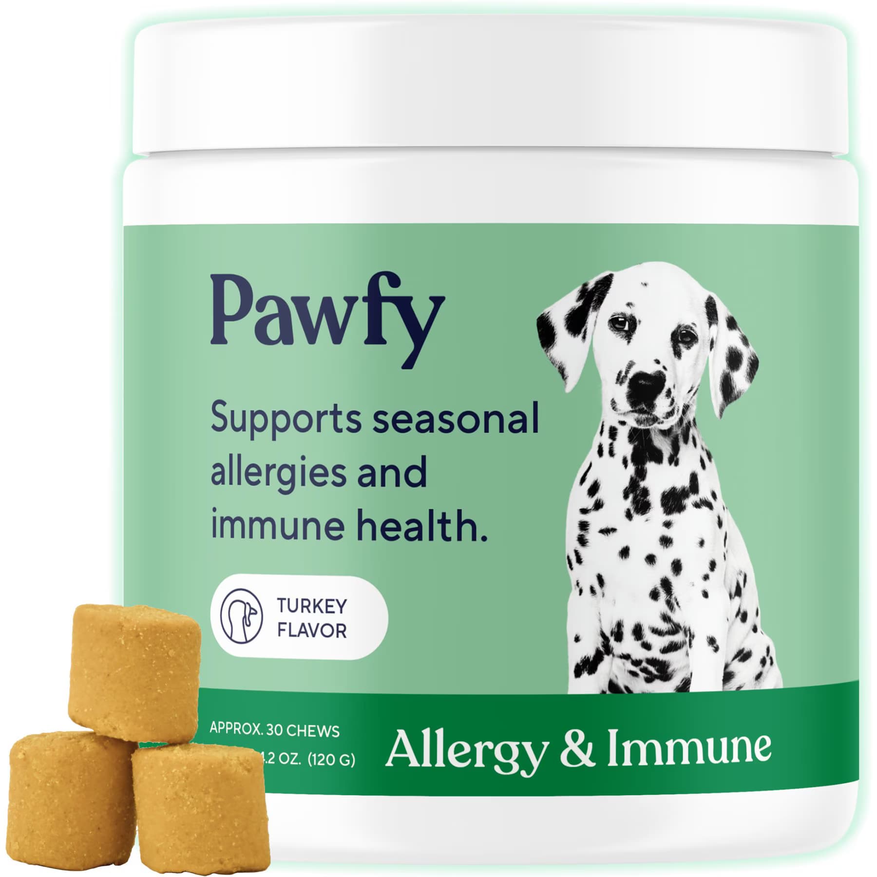 Pawfy Pawfy Allergy & Immune Turkey Flavor Dog Supplement