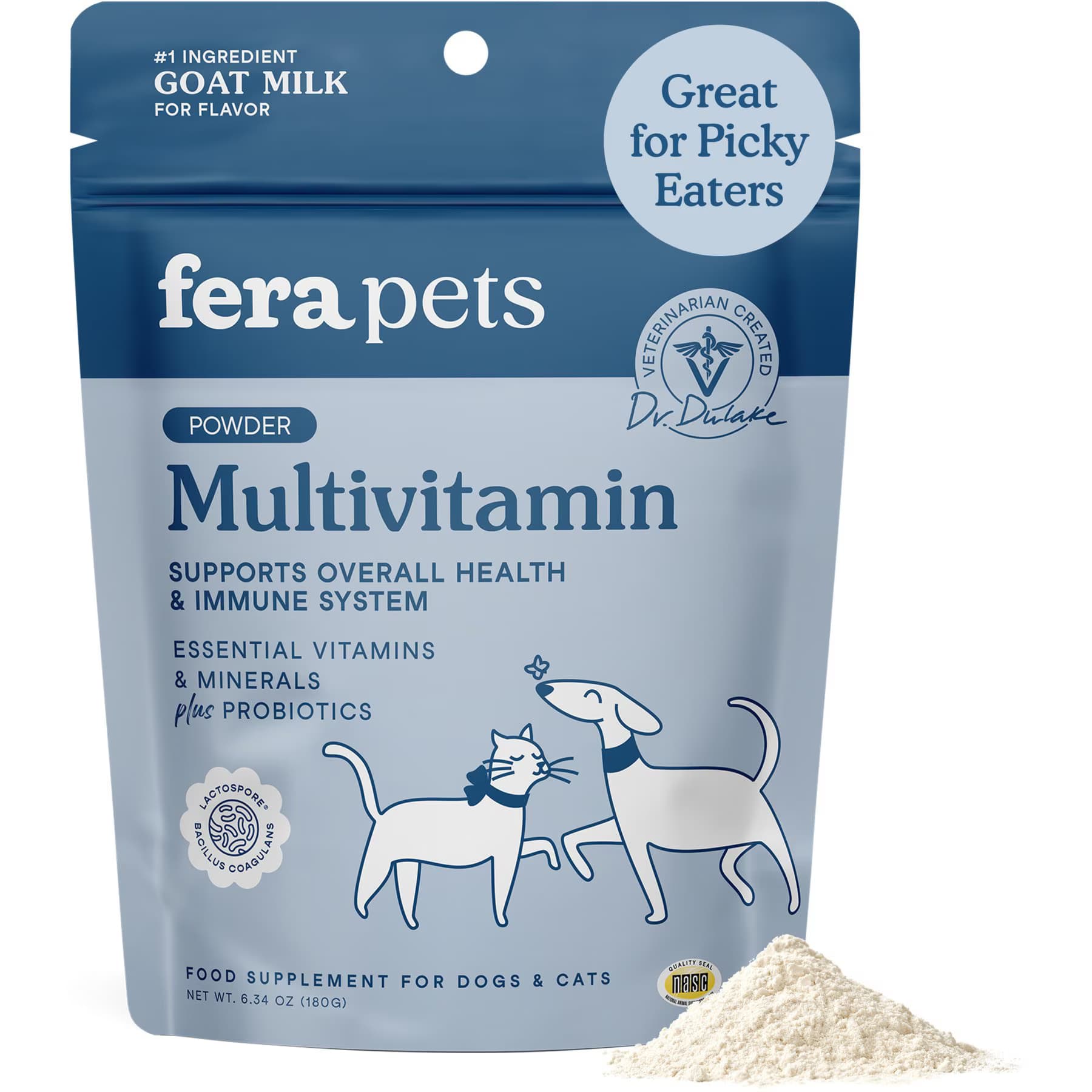 Fera Pets Fera Pets Multivitamin Goat Milk Topper for Dogs & Cats