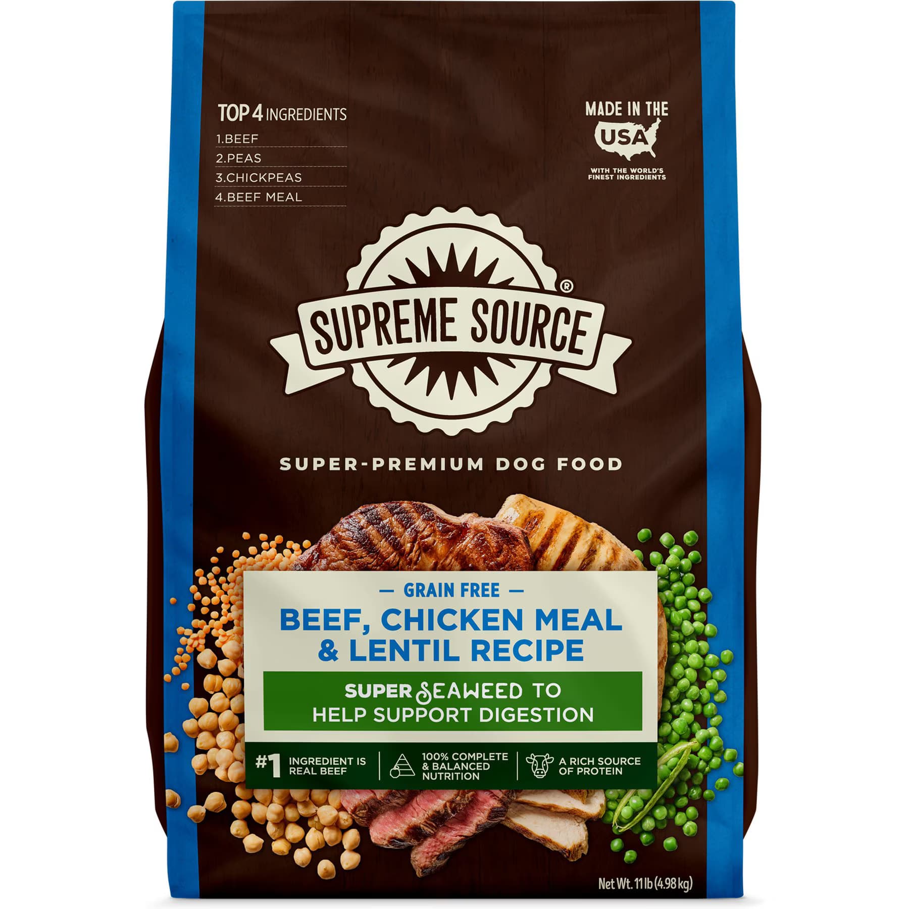 Supreme Source Supreme Source Beef, Chicken Meal & Lentil Recipe Dry Dog Food